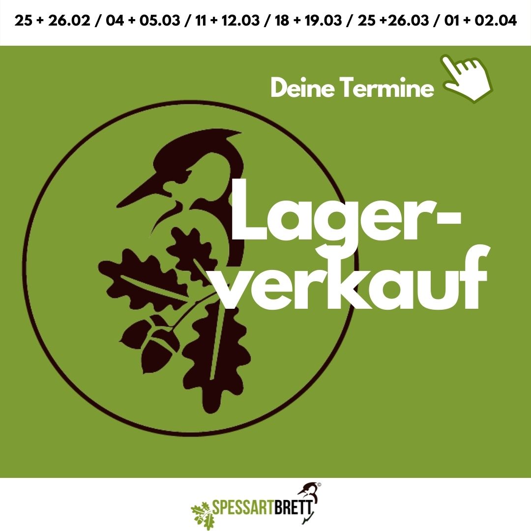 Spessartbrett Lagerverkauf Termine