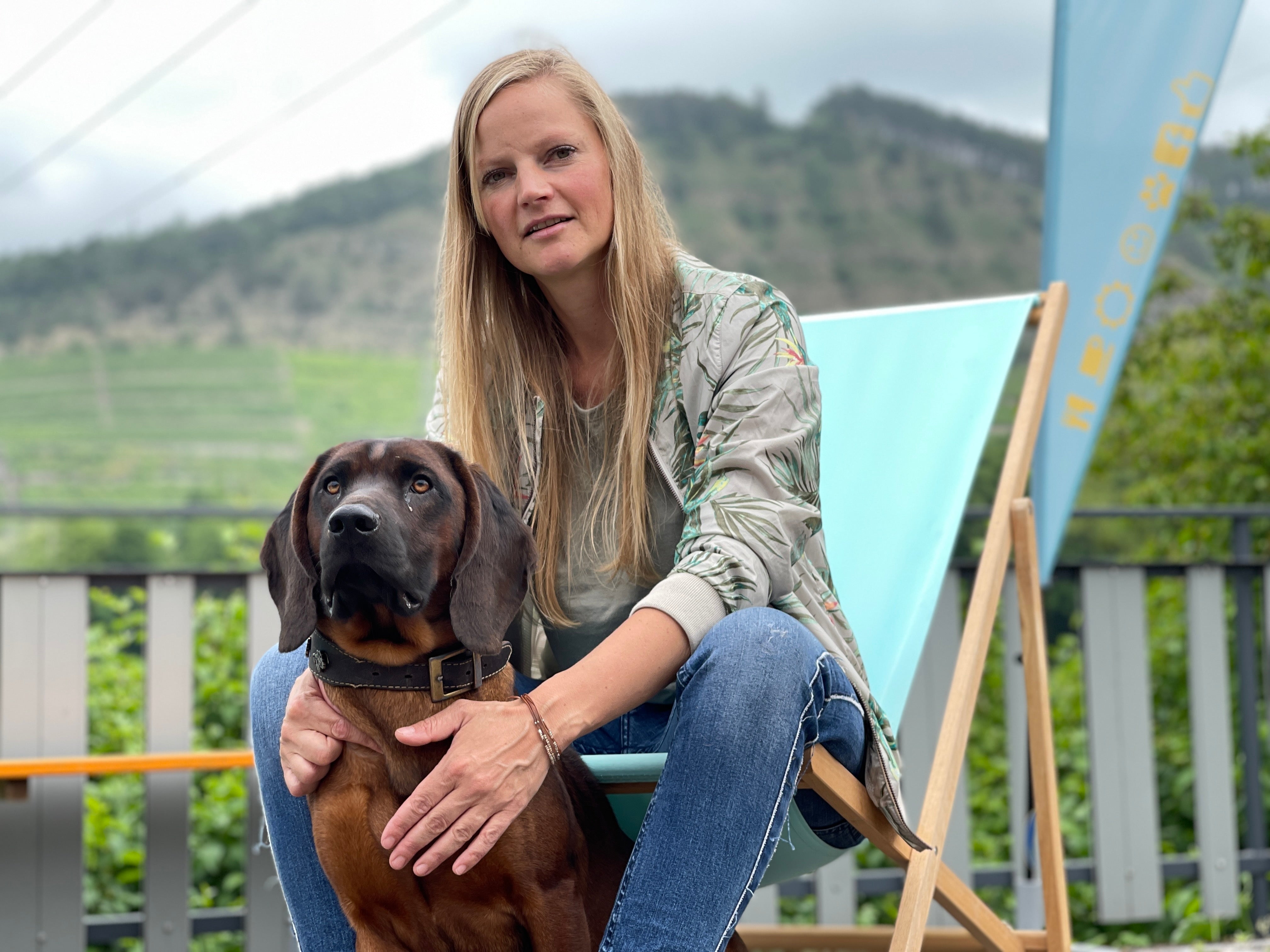 Lisa Ühlein, Betreiberin der Fischerhütte am Klostersee in Trennfeld