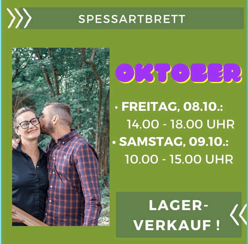 Spessartbrett Lagerverkauf Oktober 2021