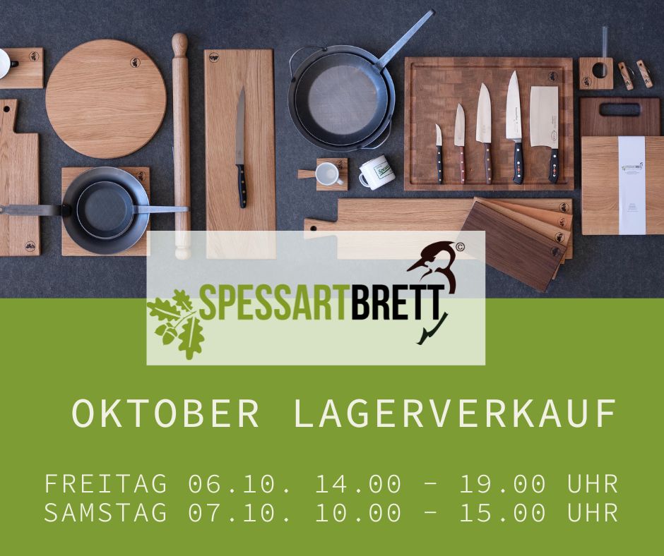 Lagerverkauf im Oktober 2023