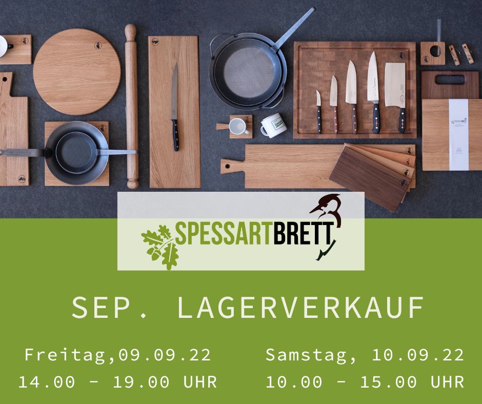 Spessartbrett Lagerverkauf im September 2022