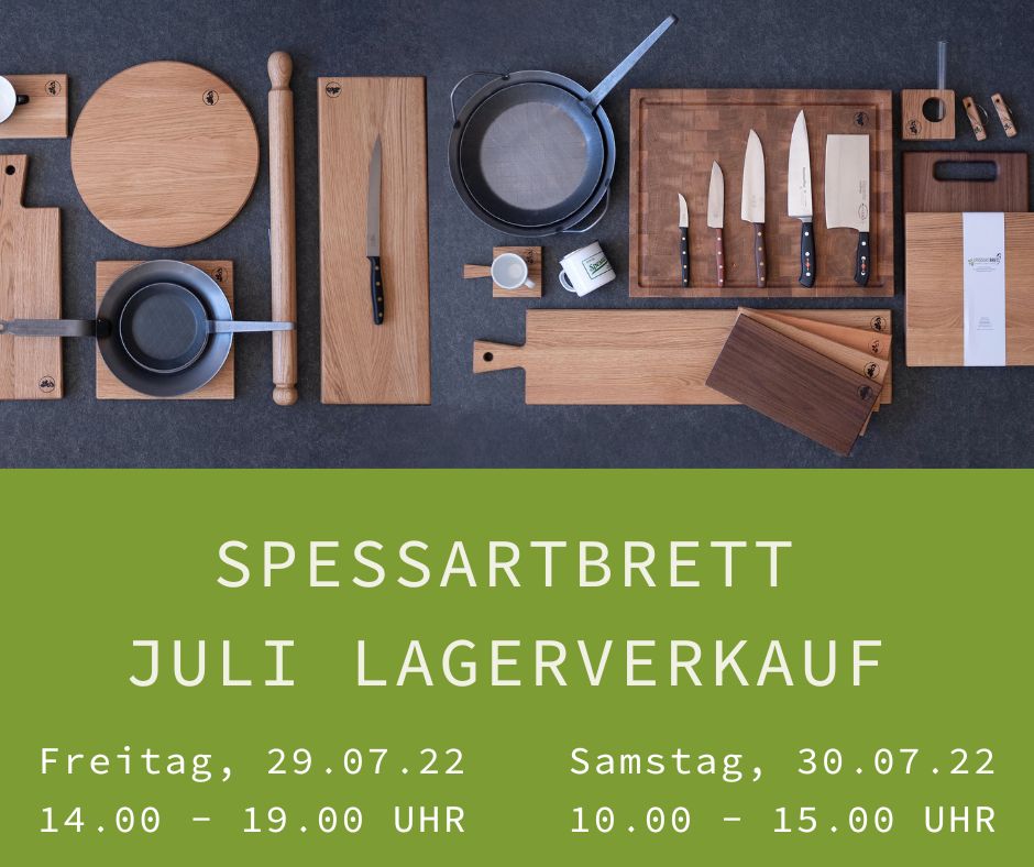 Spessartbrett Lagerverkauf Juli 2022