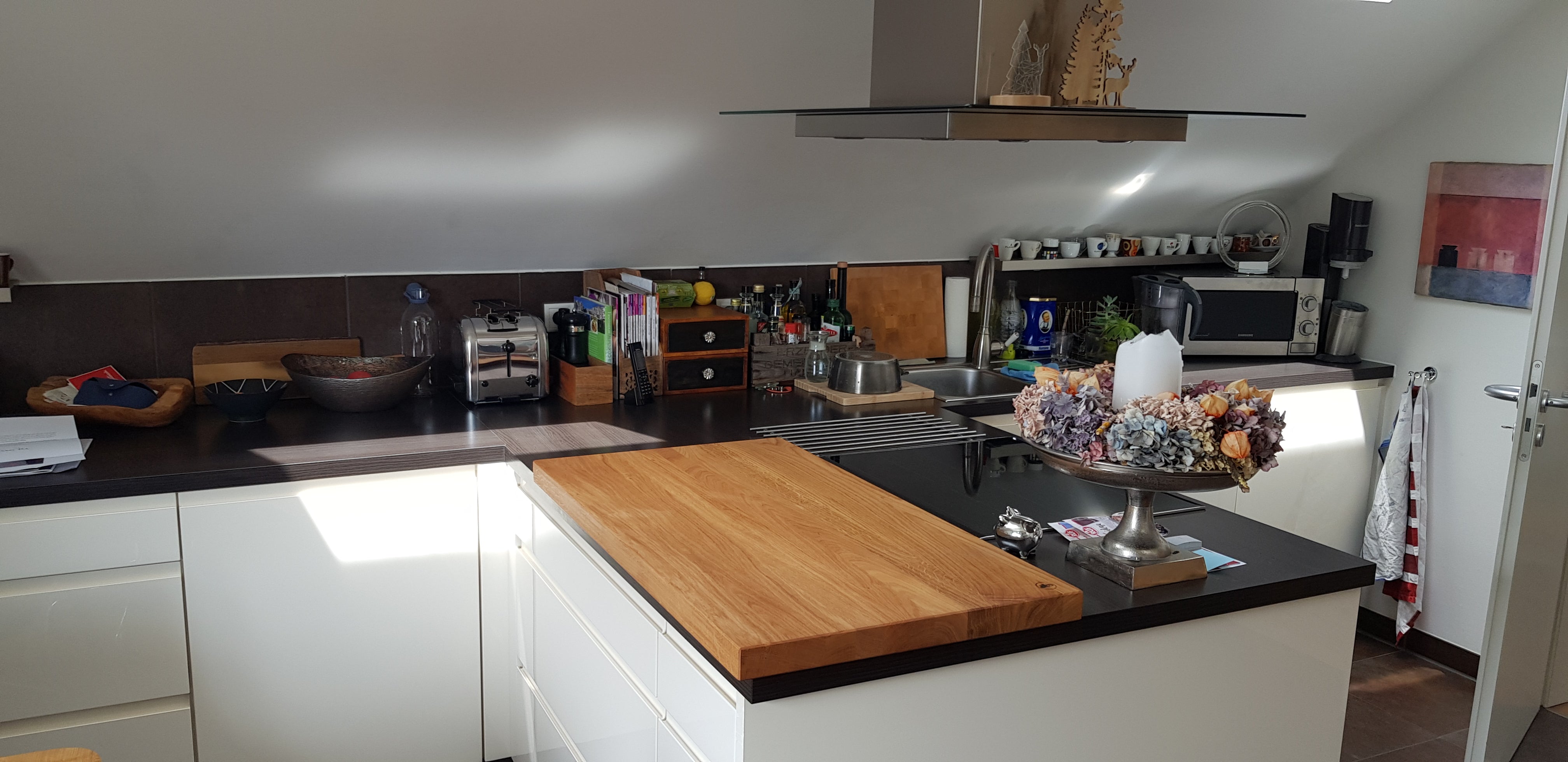 Schneidebrett aus Eiche, massiv und nach Maß