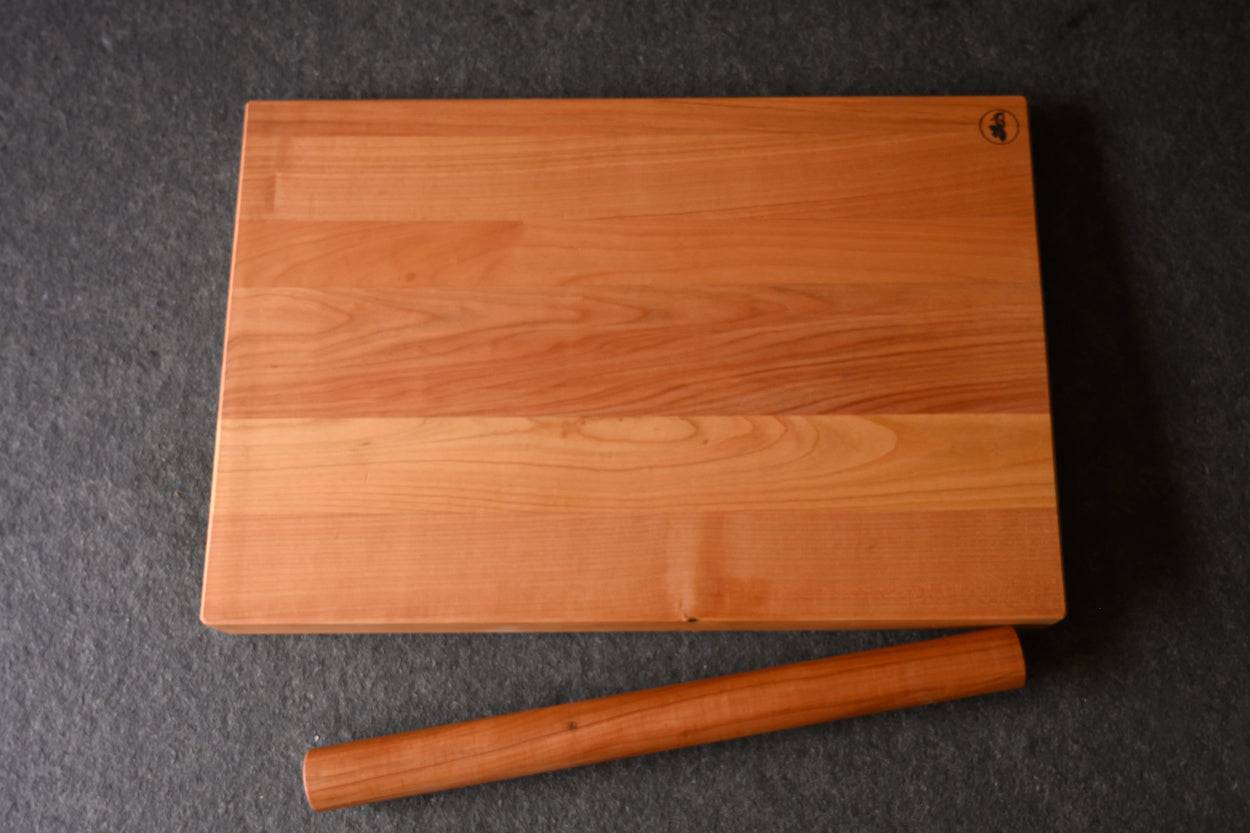 Backbrett / Arbeitsbrett mit einem Anschlag (Vorbestellung) - Spessartbrett