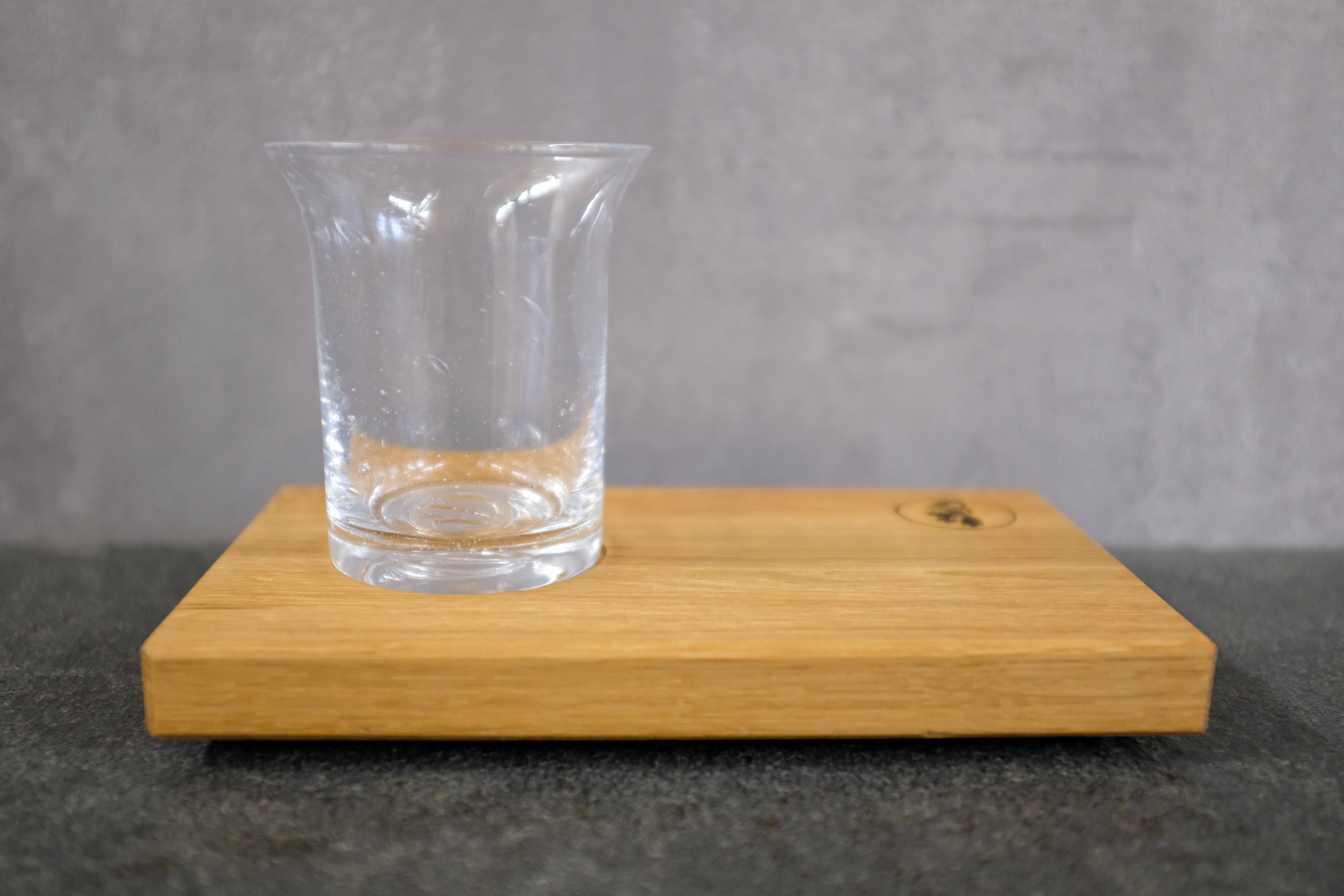 Trinkglas Waldglas Goetheglas, mundgeblasen - Spessartbrett