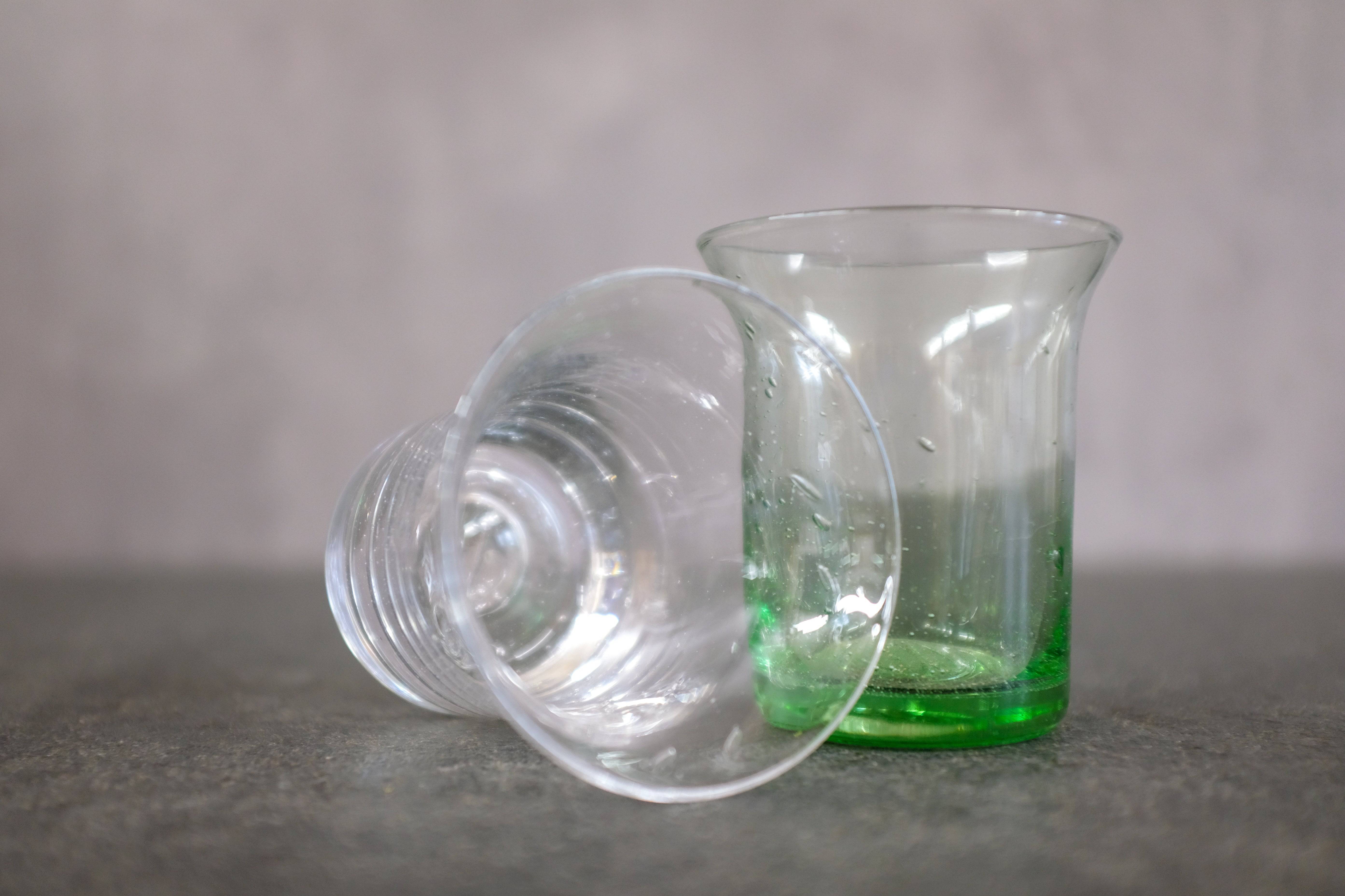 Trinkglas Waldglas Goetheglas, mundgeblasen - Spessartbrett