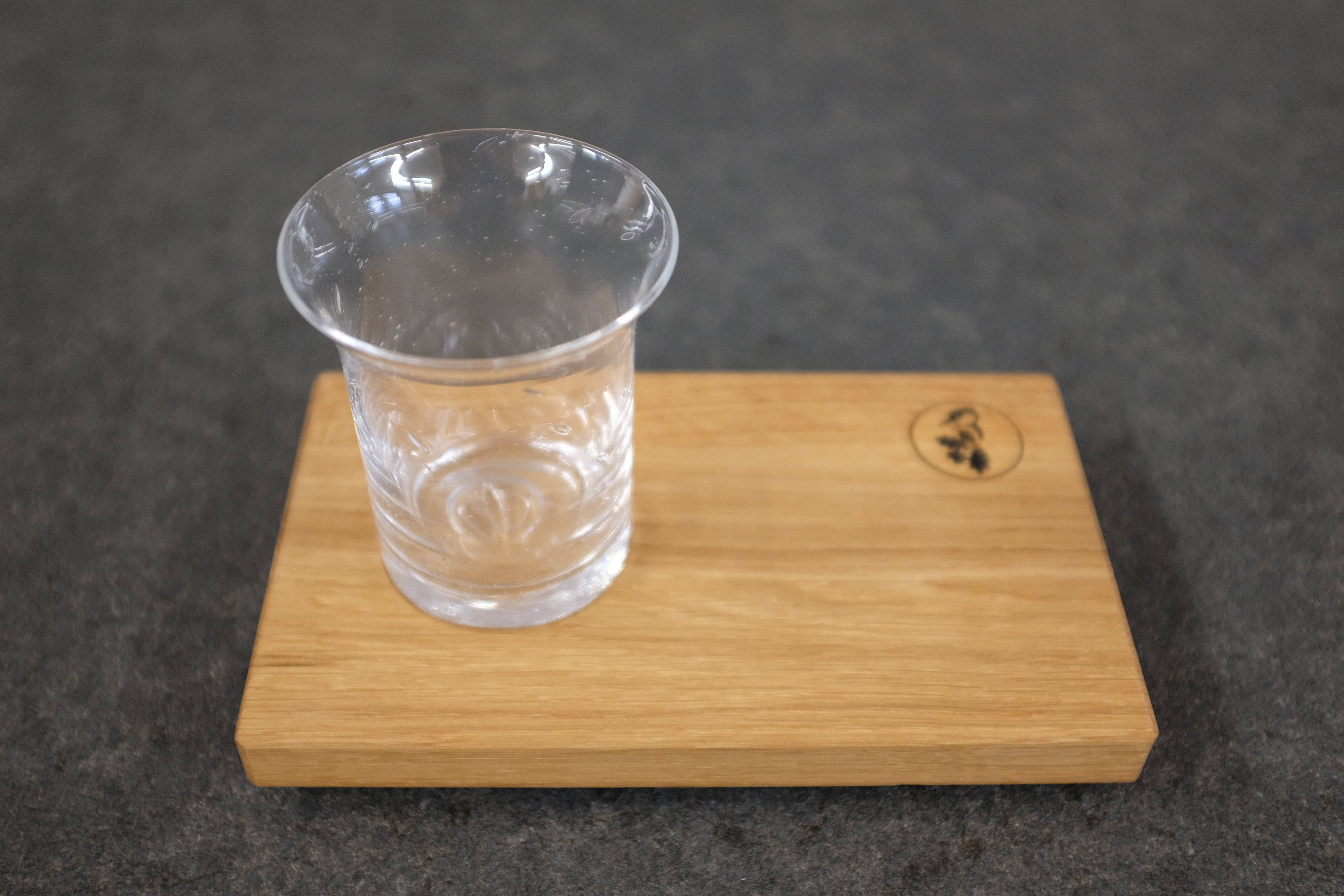Trinkglas Waldglas Goetheglas, mundgeblasen - Spessartbrett