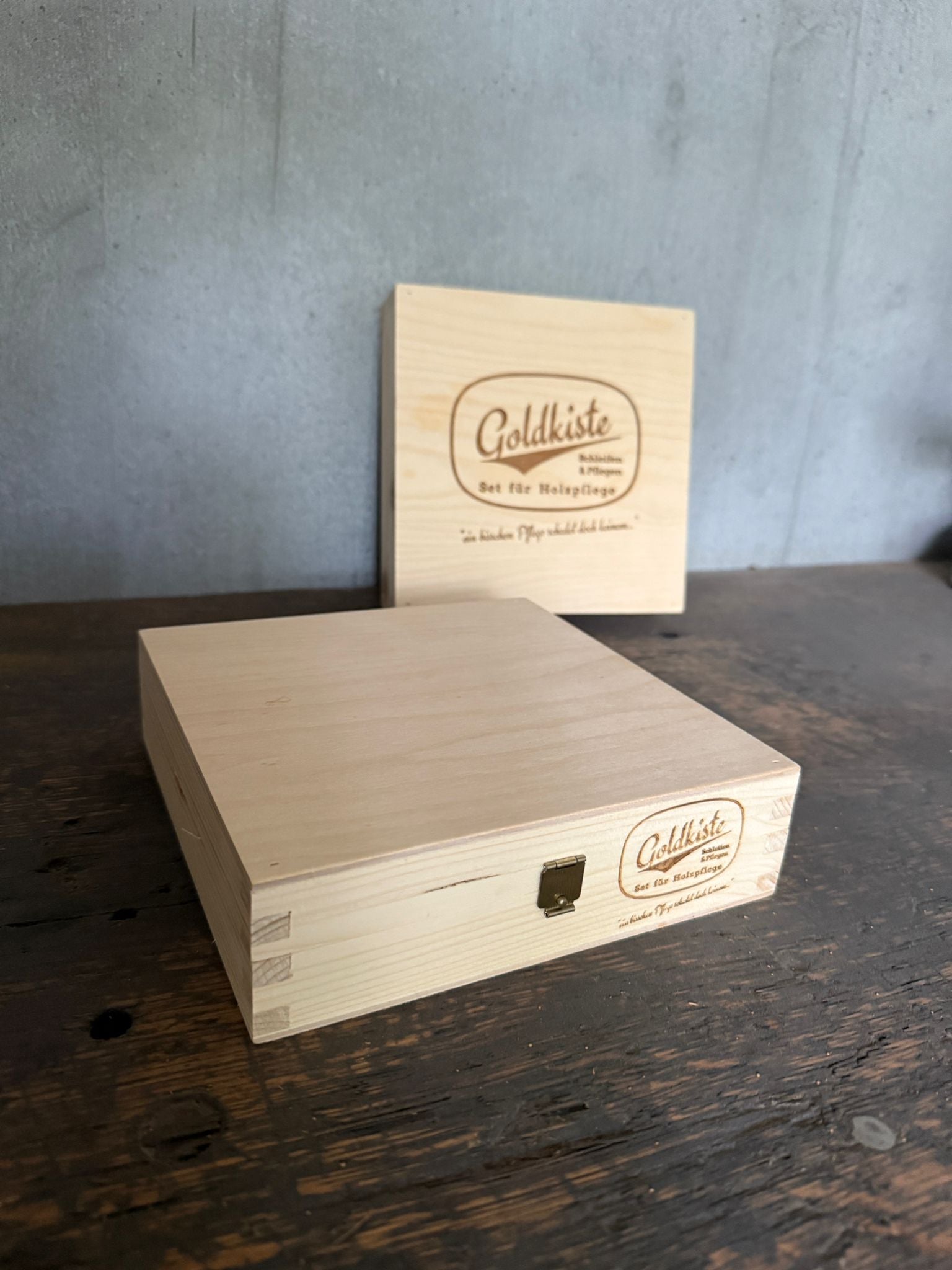 Goldkiste - Set für Holzpflege