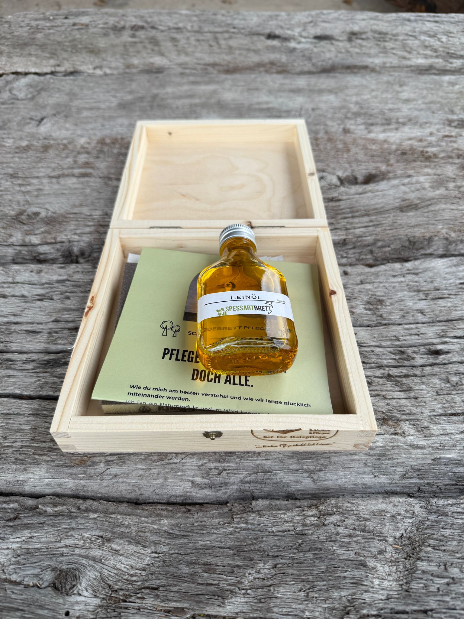 Goldkiste - Set für Holzpflege