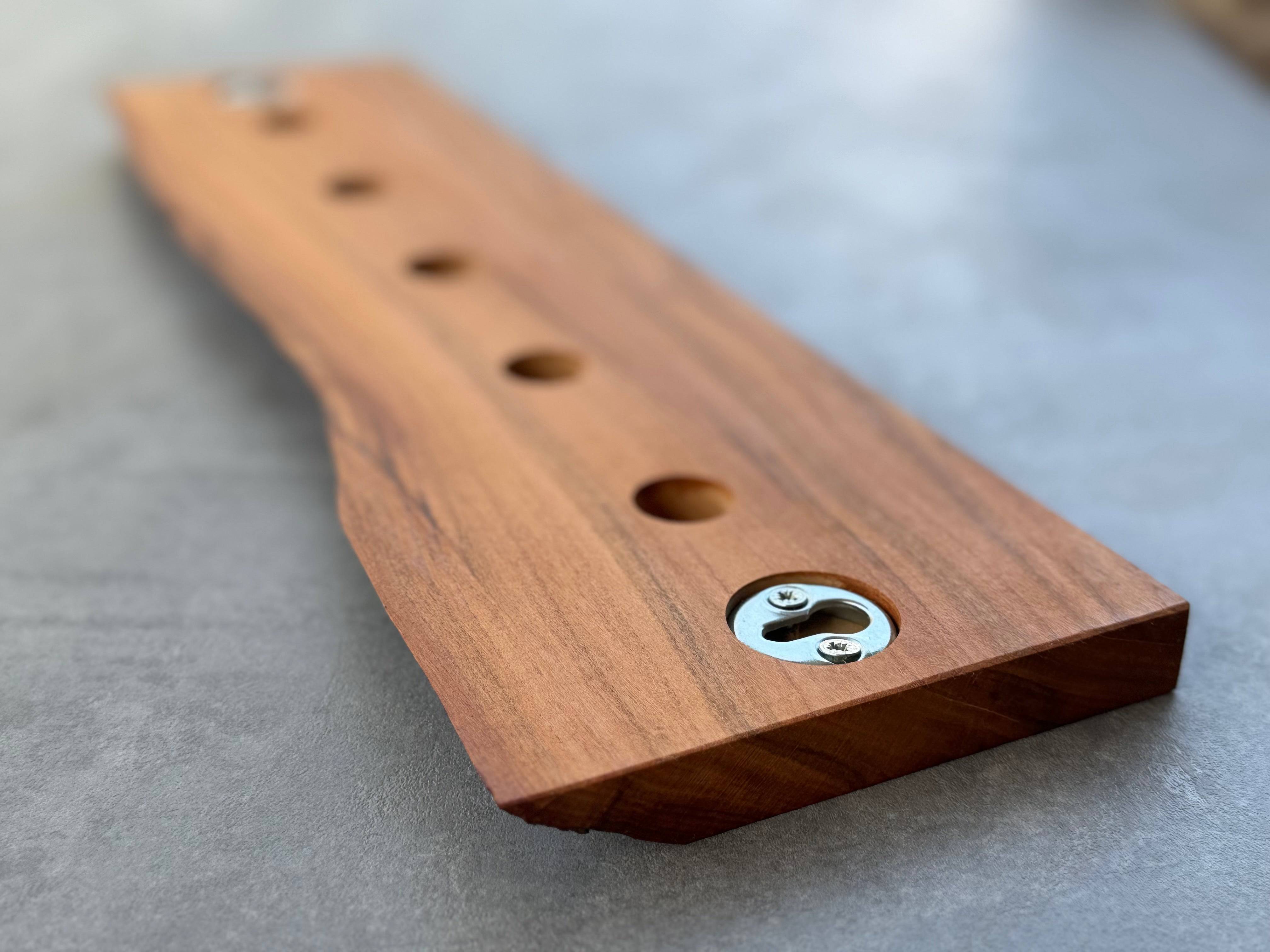 Rückseite einer Messerleiste.