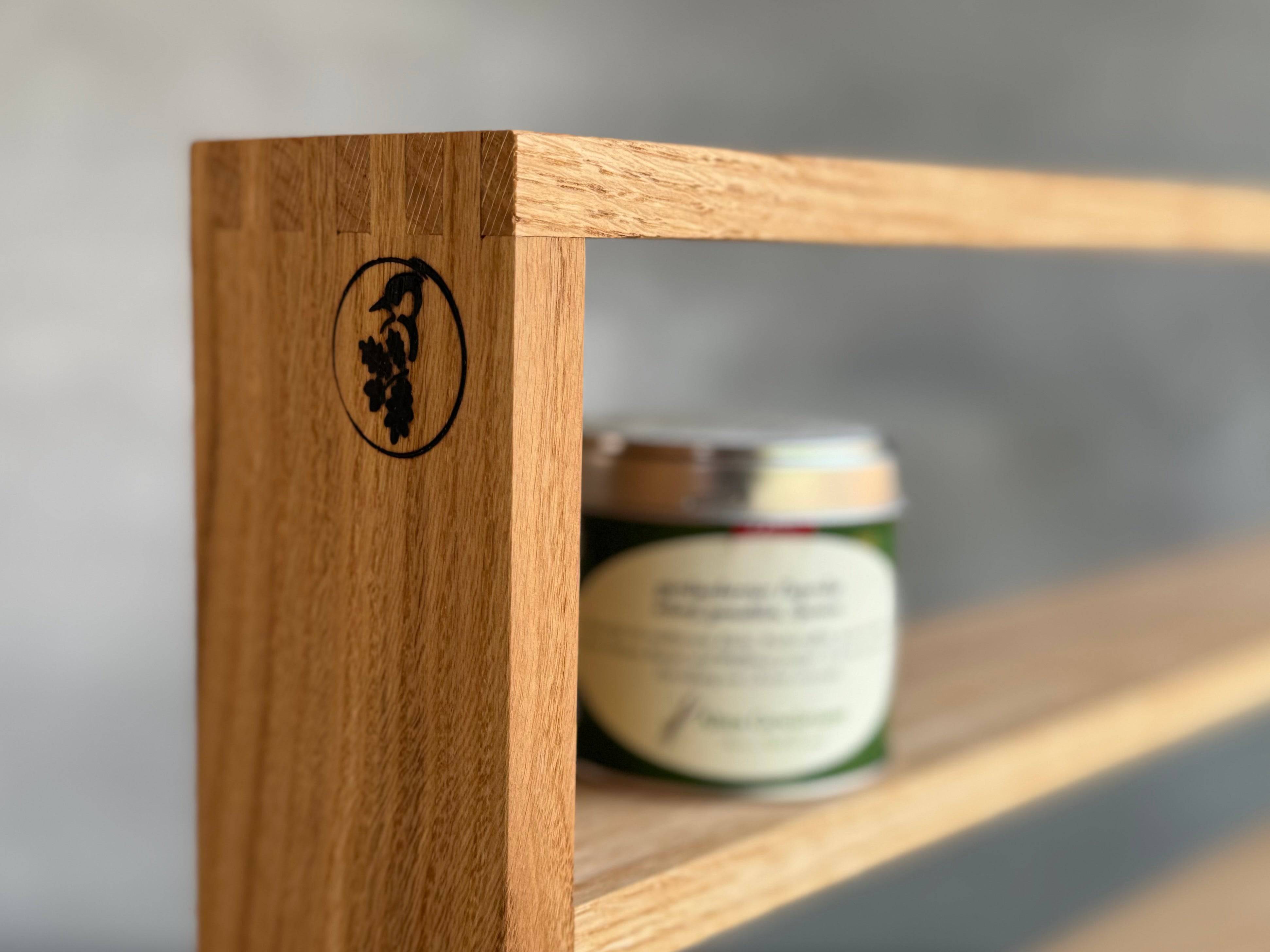 Gewürzregal Eiche, Altes Gewürzamt, Regal System - Spessartbrett