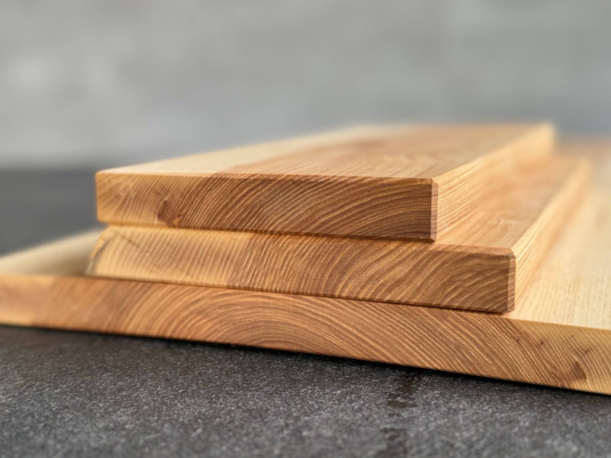 Esche Anrichtebrett, Brotzeitbrett, mit Jahresringen #15601220 - Spessartbrett