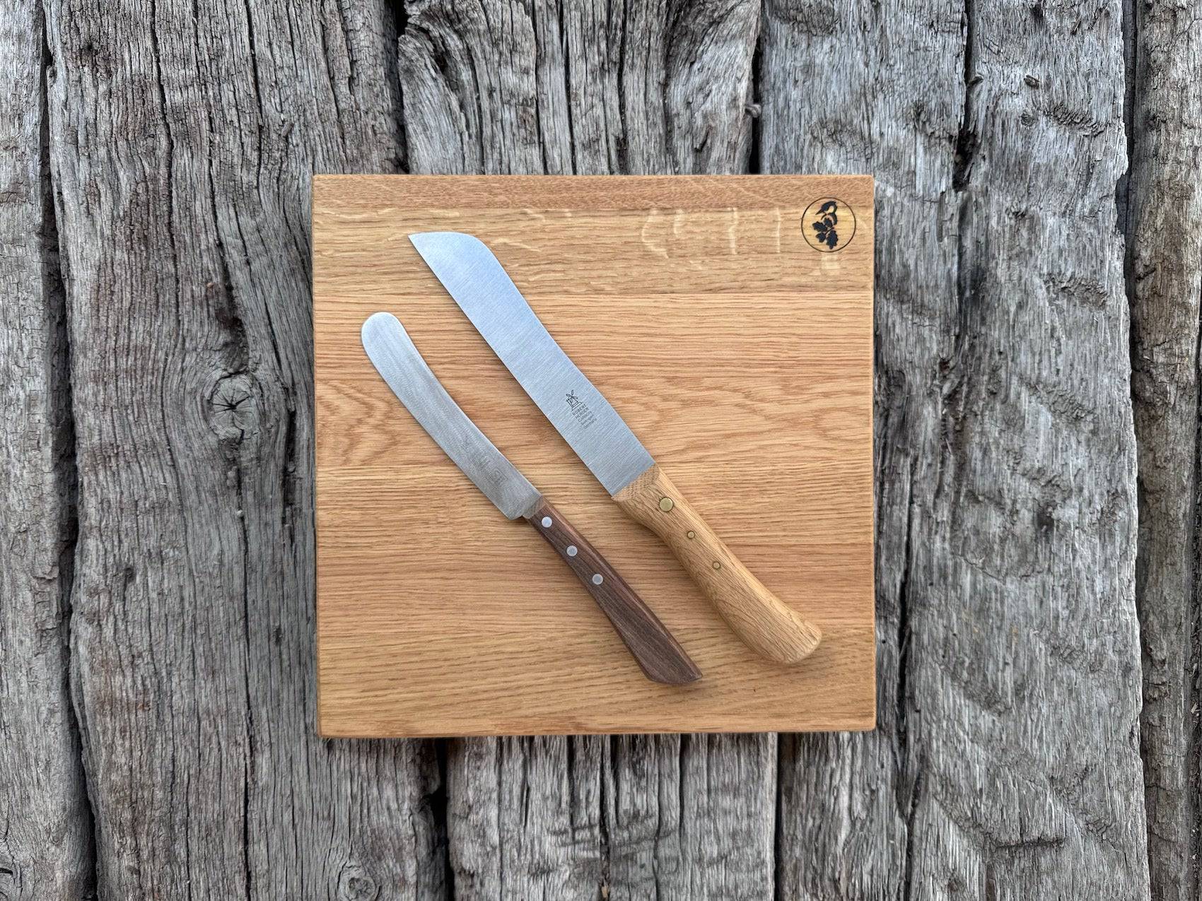 Brotbrett / Schneidebrett, quadratisch, Eiche massiv (Vorbestellung) - Spessartbrett