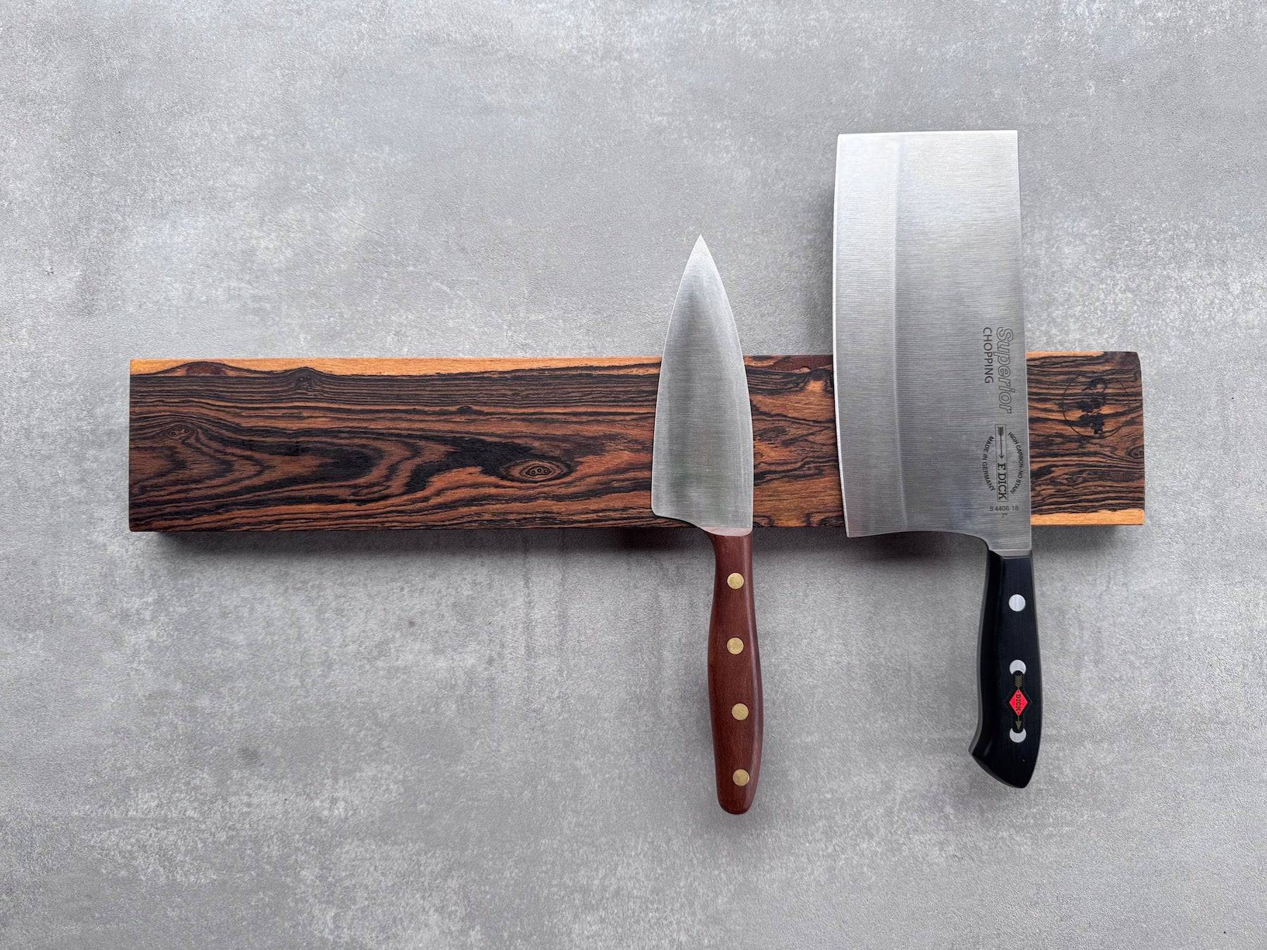 Magnetischer Messer Wandhalter aus Bocote - Spessartbrett