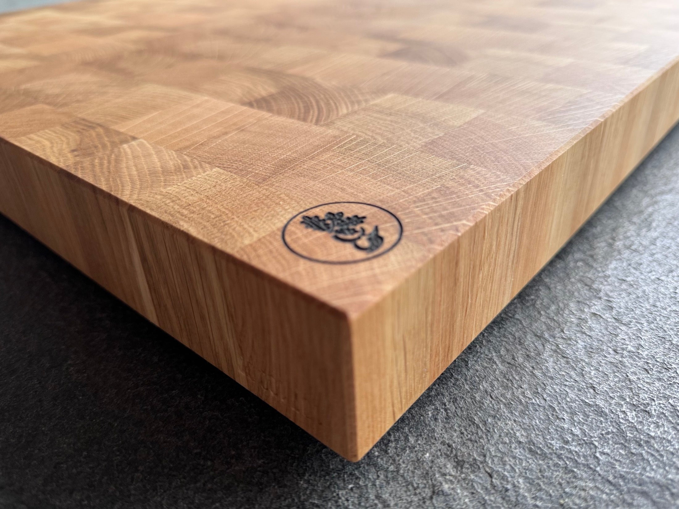 Großer Stirnholzschneideblock 80 cm