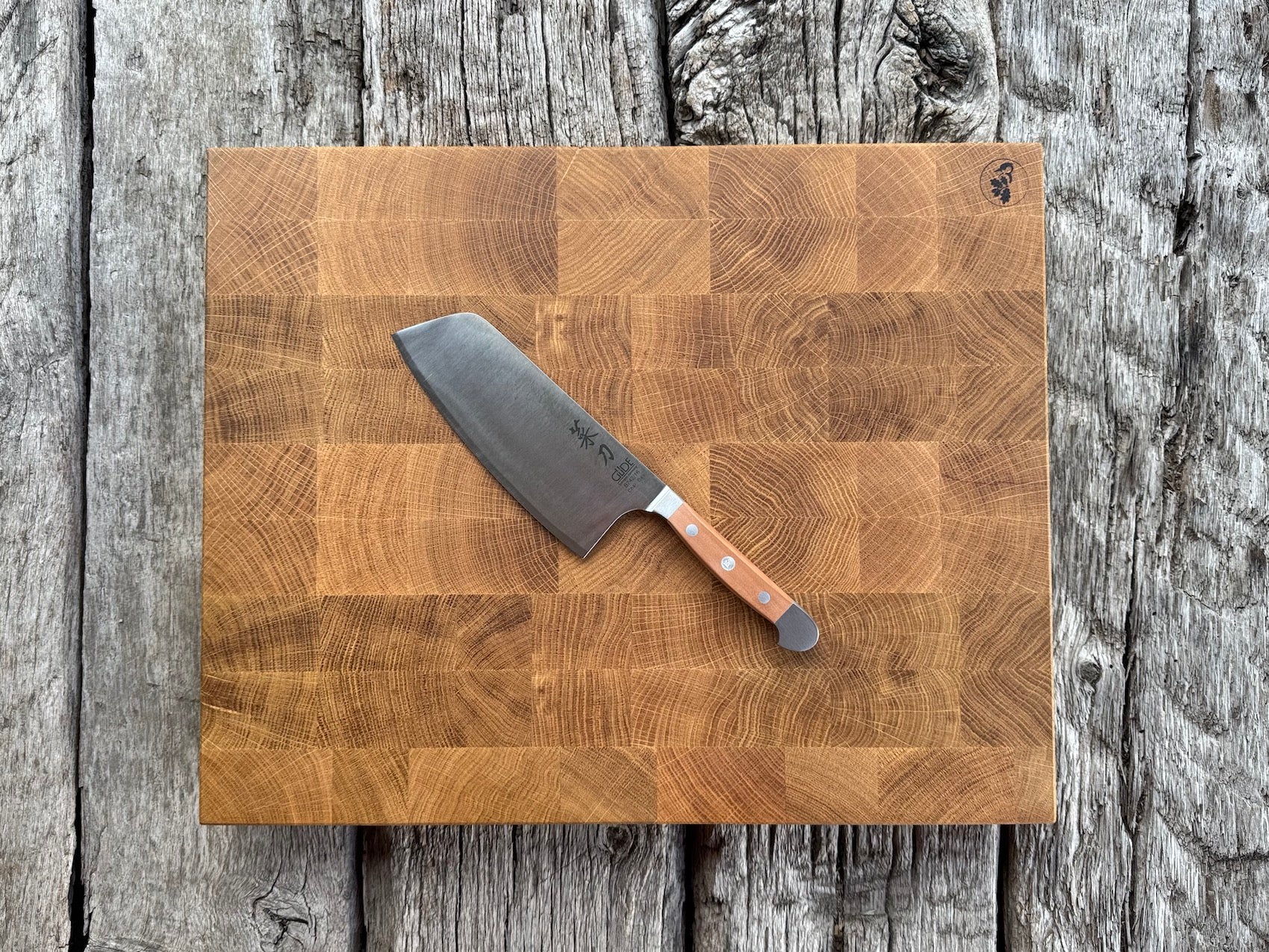 Eiche Stirnholz Schneidebrett – robust, langlebig, Made in Germany