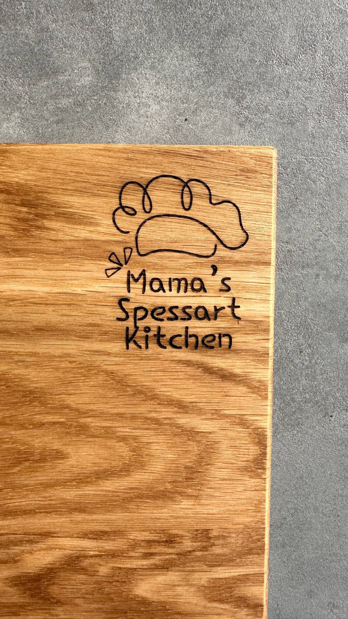 Schneidebrett aus Eiche // Mama's Spessart Kitchen - Spessartbrett