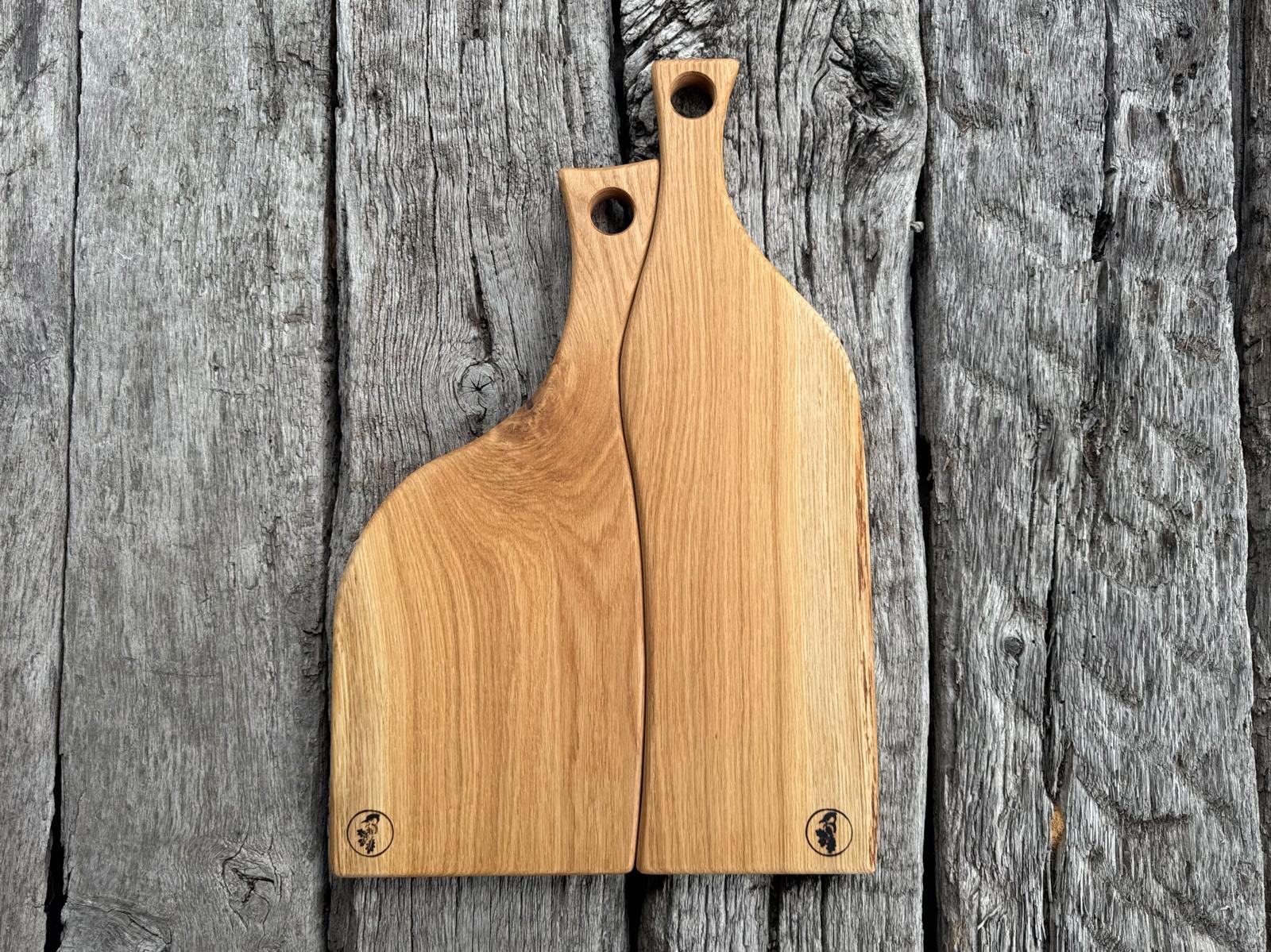 Ein Geschenk, das bleibt, Partnerbretter aus Spessart-Eiche für besondere Paare