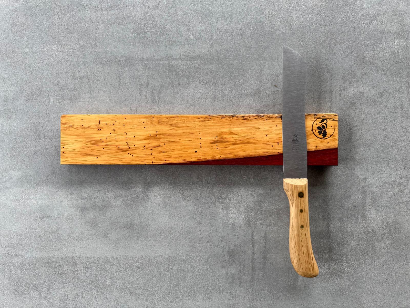 Hochwertige Padouk-Messerleiste - 3 einzigartige Varianten, handgefertigt im Spessart