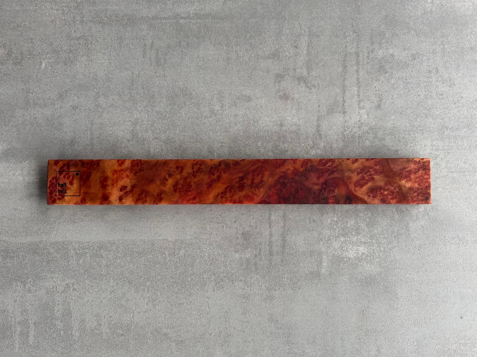 Kampfer Messerhalter für die Wand. Für 6 Messer geeignet.