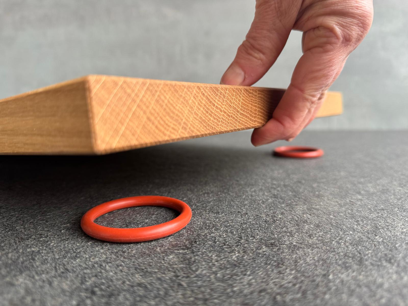 Gummiringe für Schneidebrett