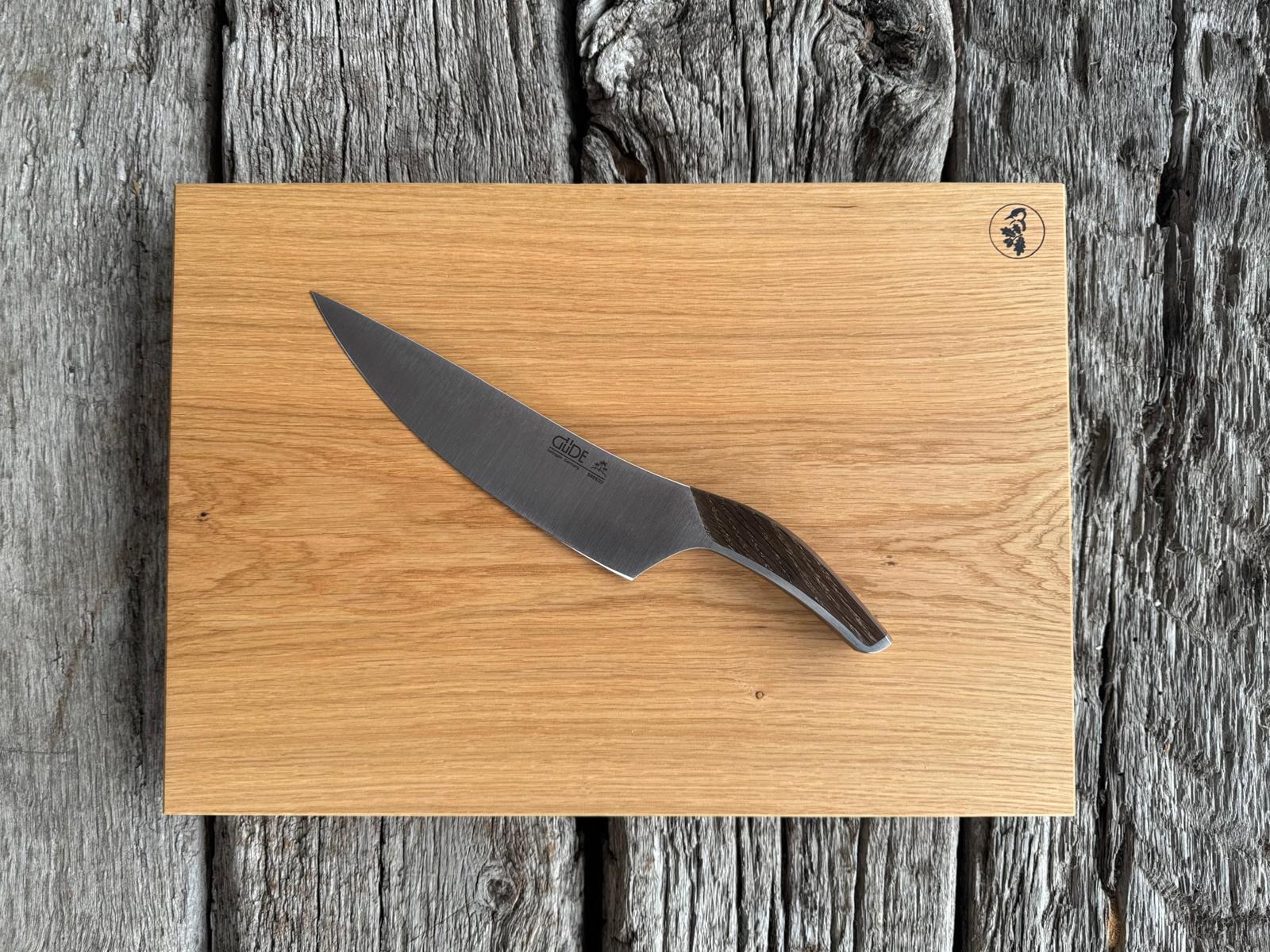 Arbeitsbrett / Schneidebrett aus Spessart-Eiche, dick, rechteckig, aus einem Stück - Spessartbrett