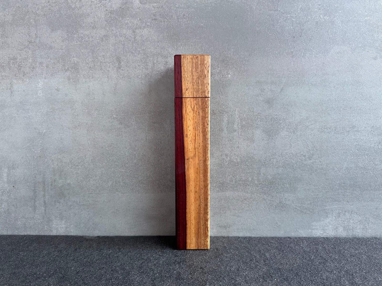 Handgefertigte Salz- & Pfeffermühlen aus edlen Hölzern • 28 cm • Schweizer Präzisions-Schneidwerk für intensiven Geschmack