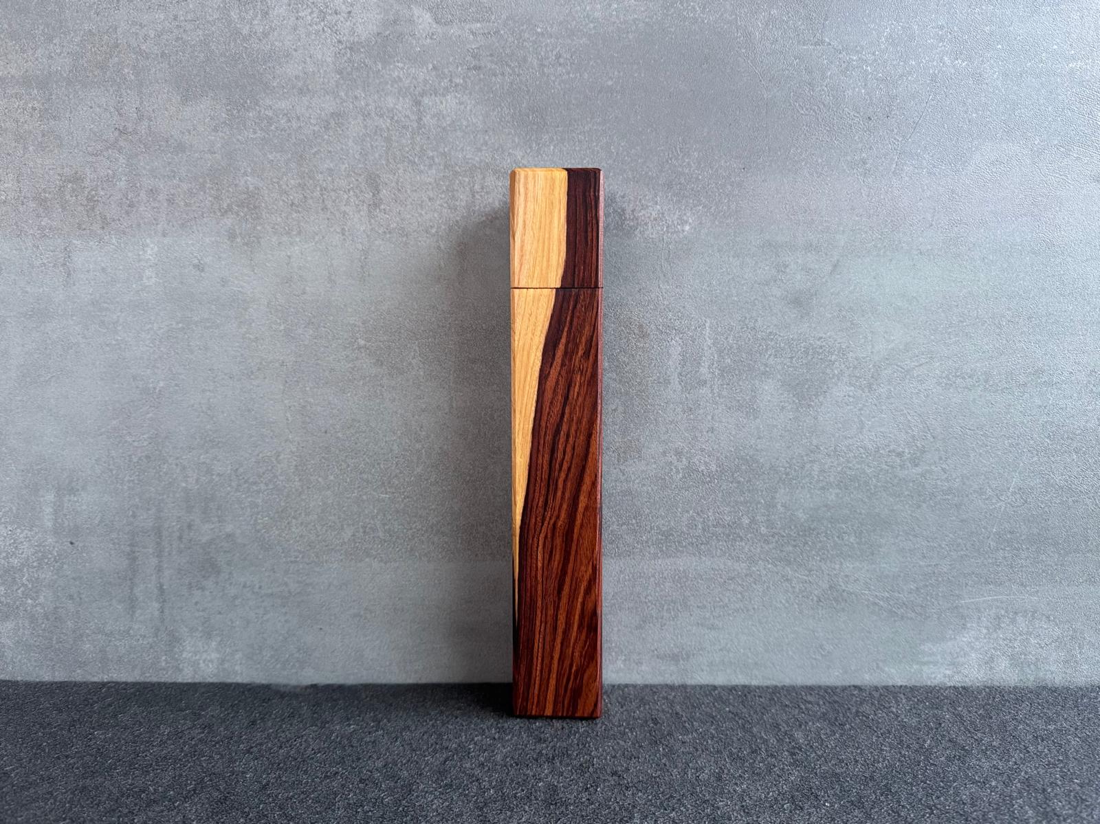 Handgefertigte Salz- & Pfeffermühlen aus edlen Hölzern • 28 cm • Schweizer Präzisions-Schneidwerk für intensiven Geschmack