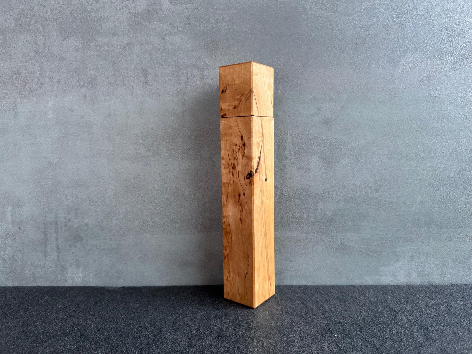 Handgefertigte Salz- & Pfeffermühlen aus edlen Hölzern • 28 cm • Schweizer Präzisions-Schneidwerk für intensiven Geschmack