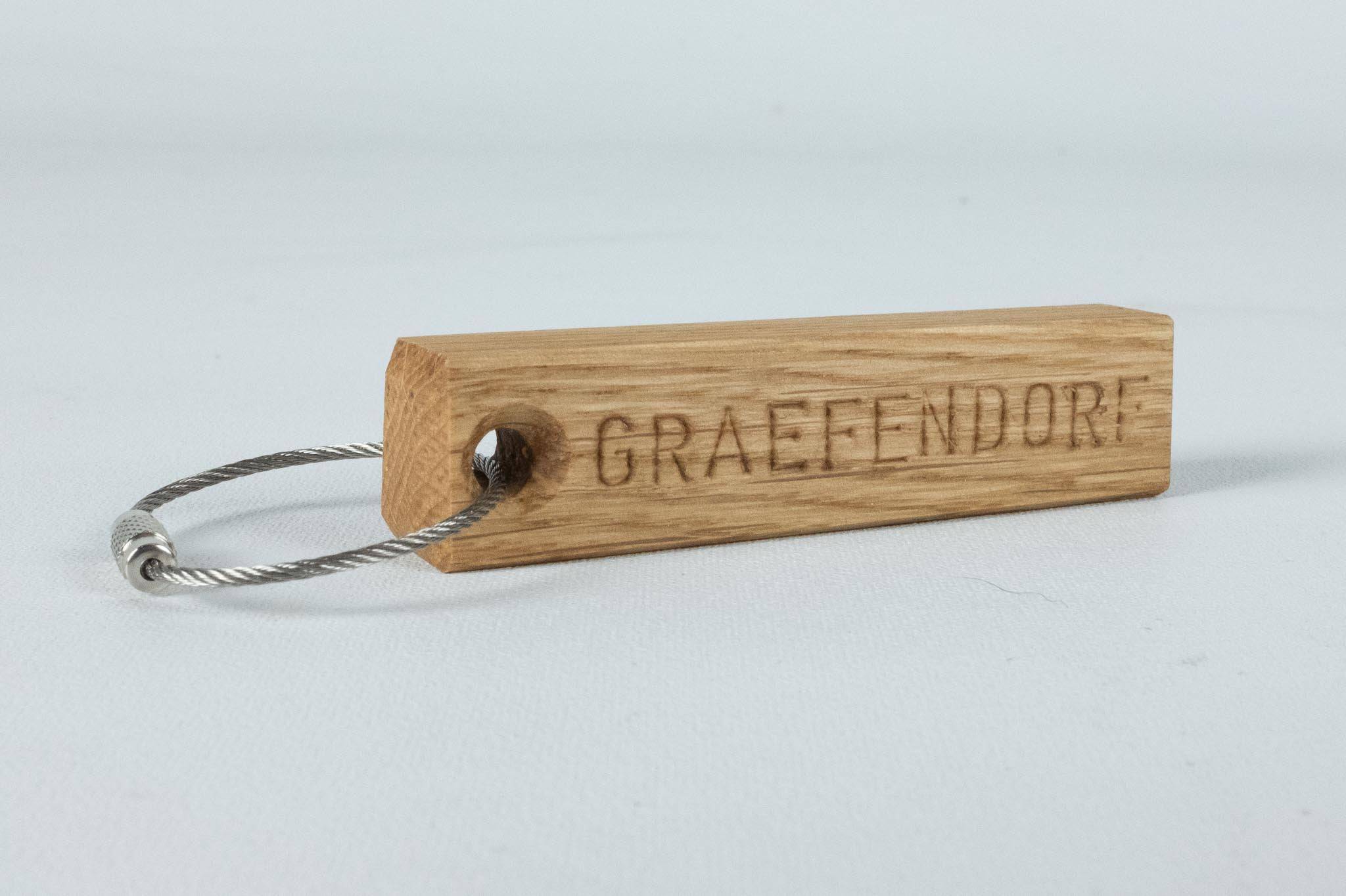 Schlüsselanhänger mit Ortsnamen - Spessartbrett