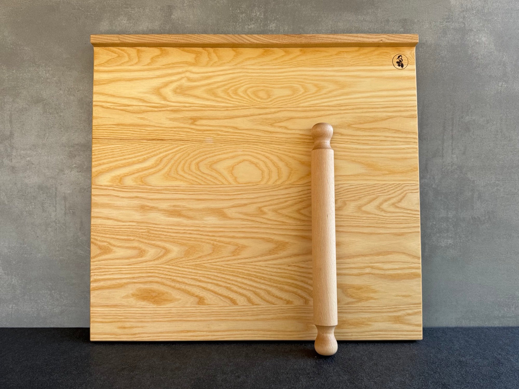 Esche Backbrett mit Buche Teigrolle