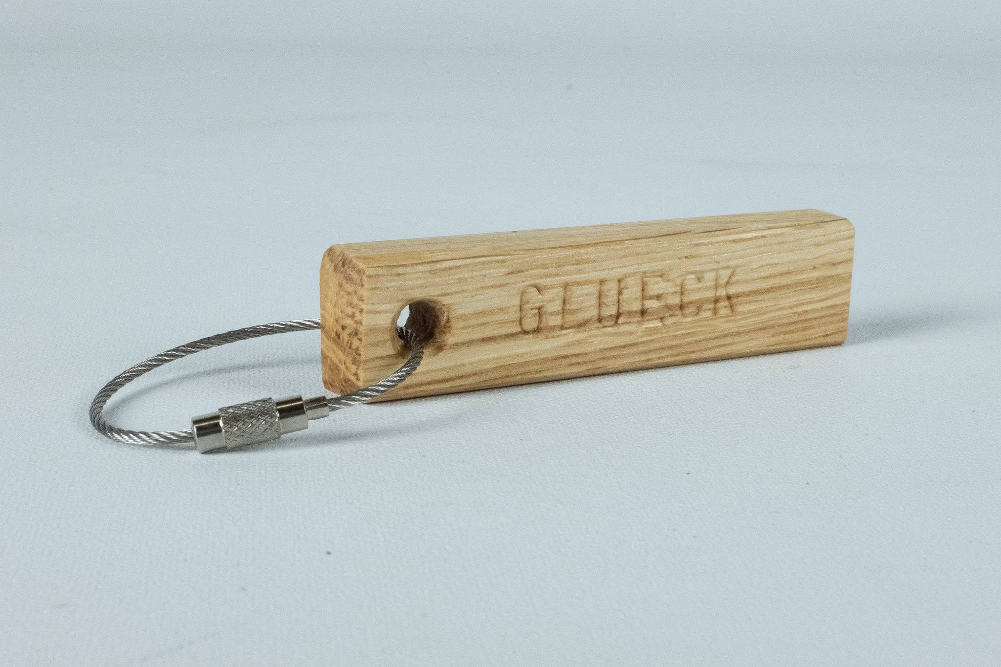 Schlüsselanhänger "Liebe", "Glück", "Lausbub" - Spessartbrett