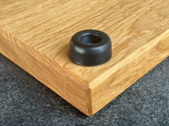 Zubehör: Gummifüße zum Festmontieren - 11 mm - Spessartbrett