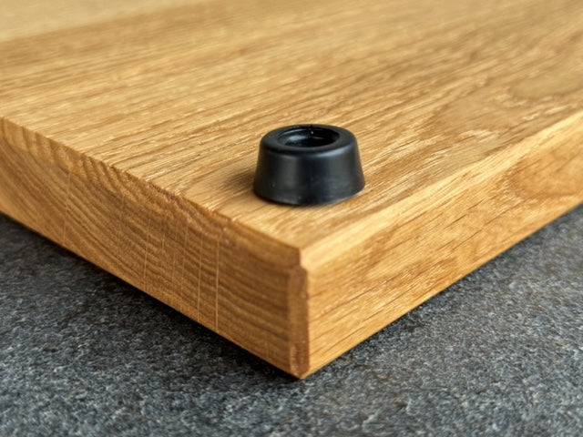 Zubehör: Gummifüße zum Festmontieren - 9 mm - Spessartbrett