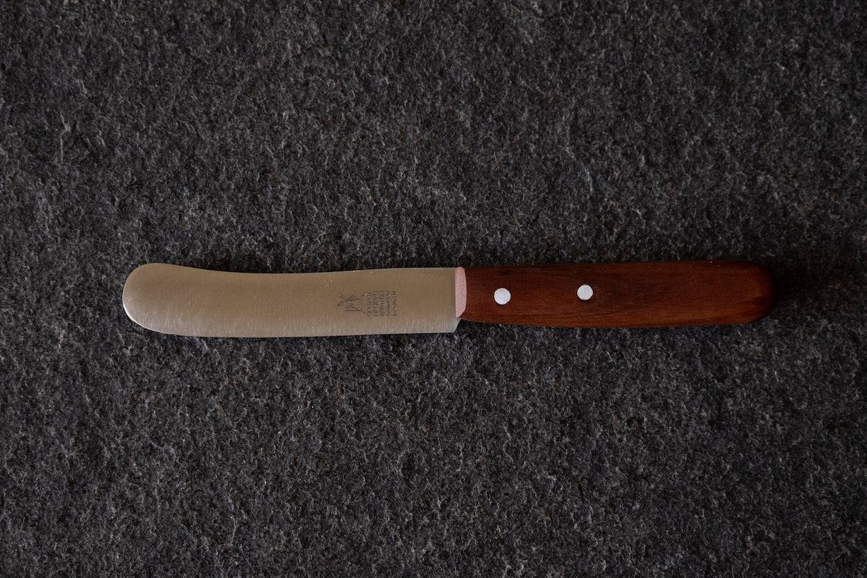 kleines Buckels Beilegemesser für Amuse Gueule mit Griff aus Pflaume