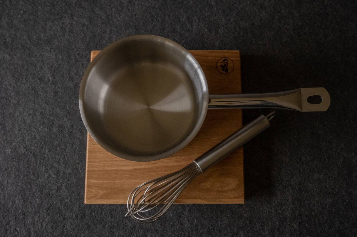 Untersetzer aus Eiche von oben