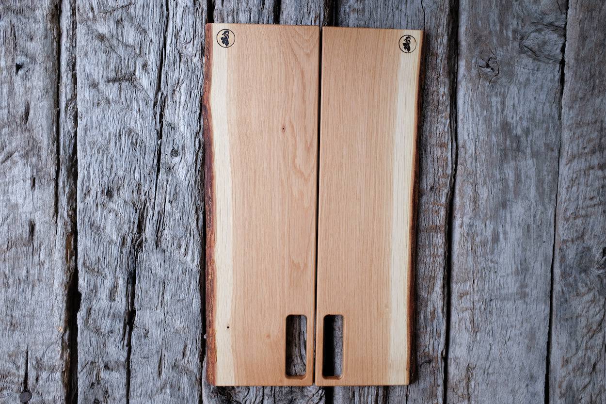 Eiche Schneidebrett Set aus zwei Stücken