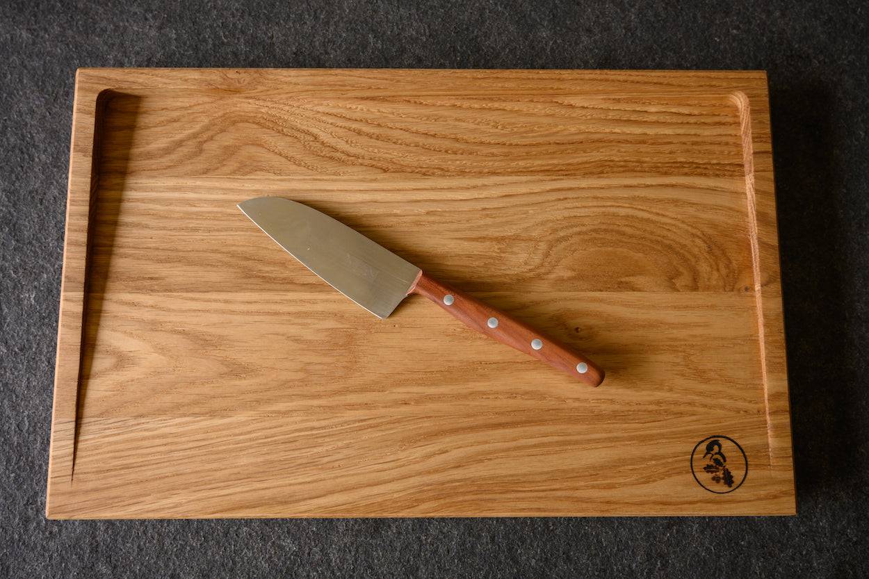 Vielzweckmesser mit einem Griff aus Pflaume, Carbonstahl