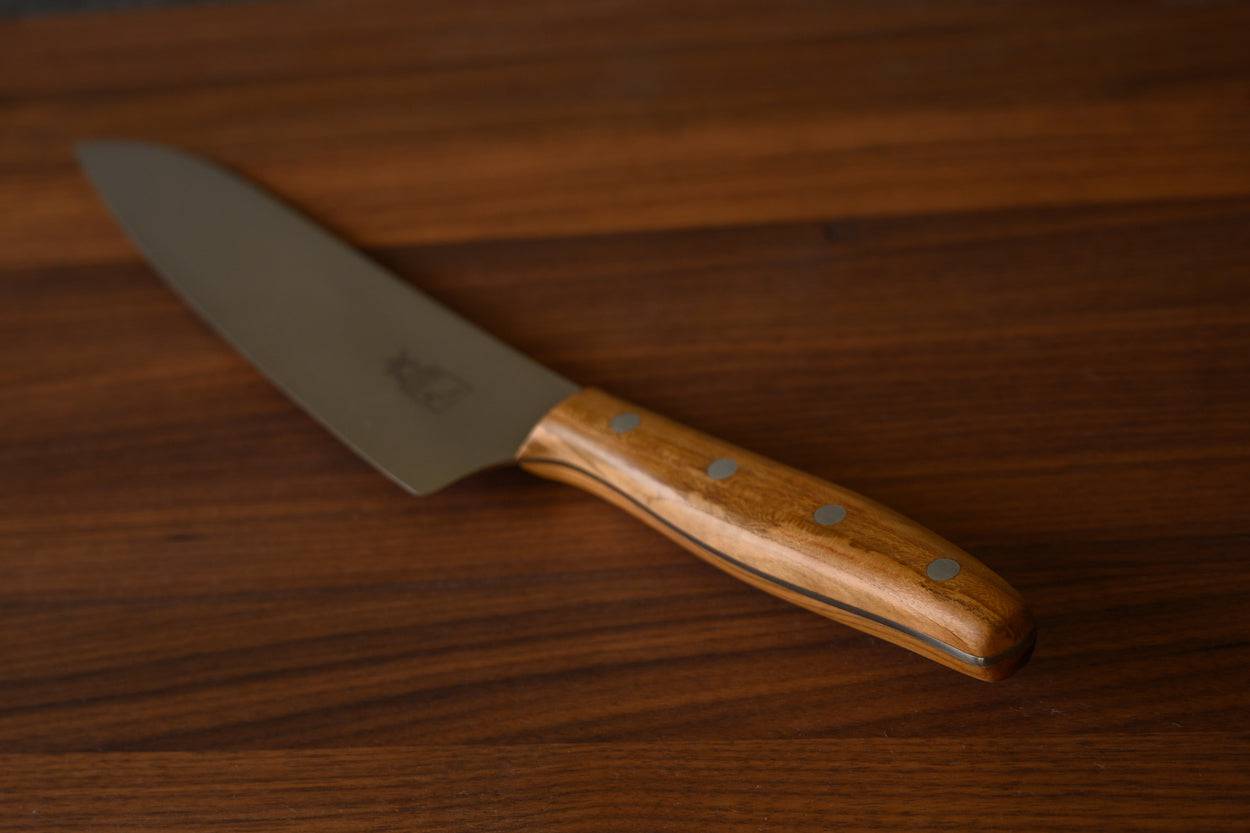 Detailansicht Griff Marille von Windmühlenmessser K Chef