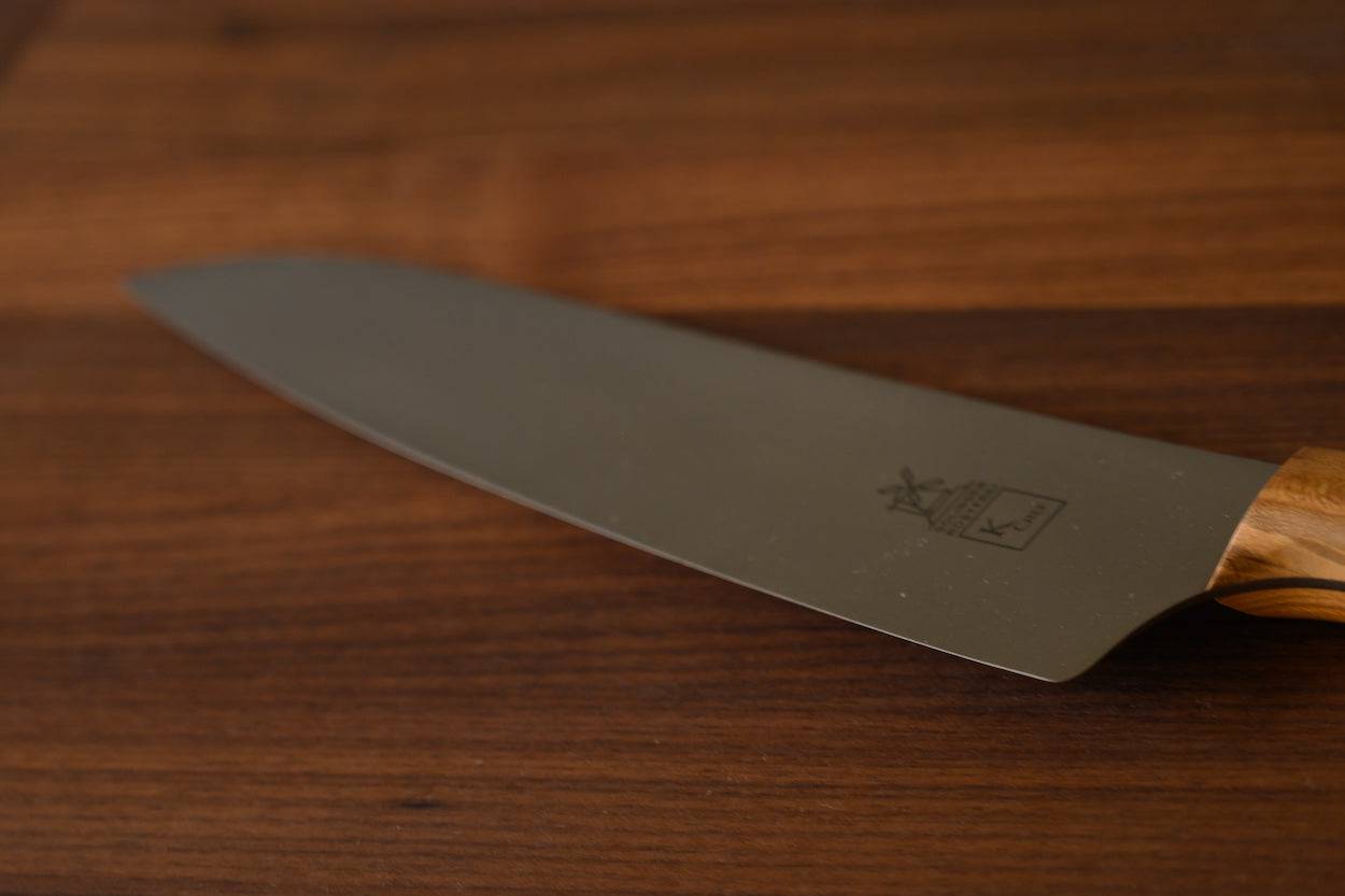 Detailansicht Klinge extra großes Kochmesser