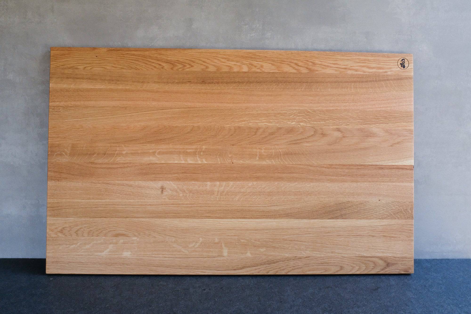 Halbe Ceranfeldabdeckung / Herdabdeckung aus Eiche - Spessartbrett
