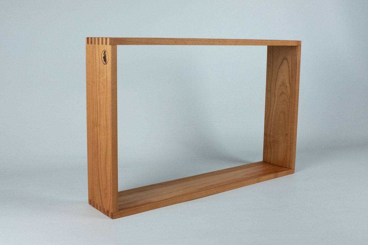 Küchenregal zum Aufhängen aus Kirschholz