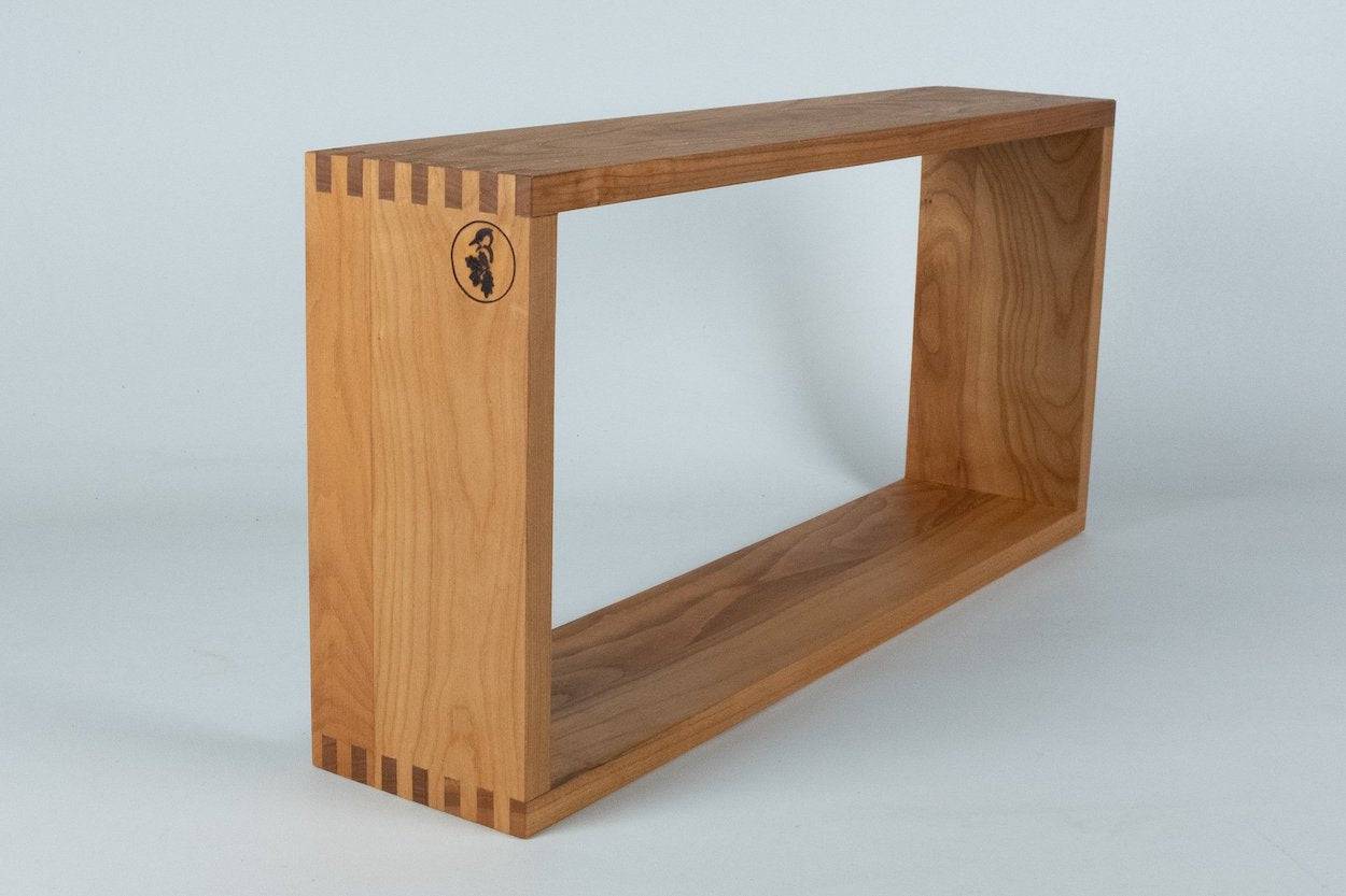 Regalwürfel rechteckig aus Kirschbaum