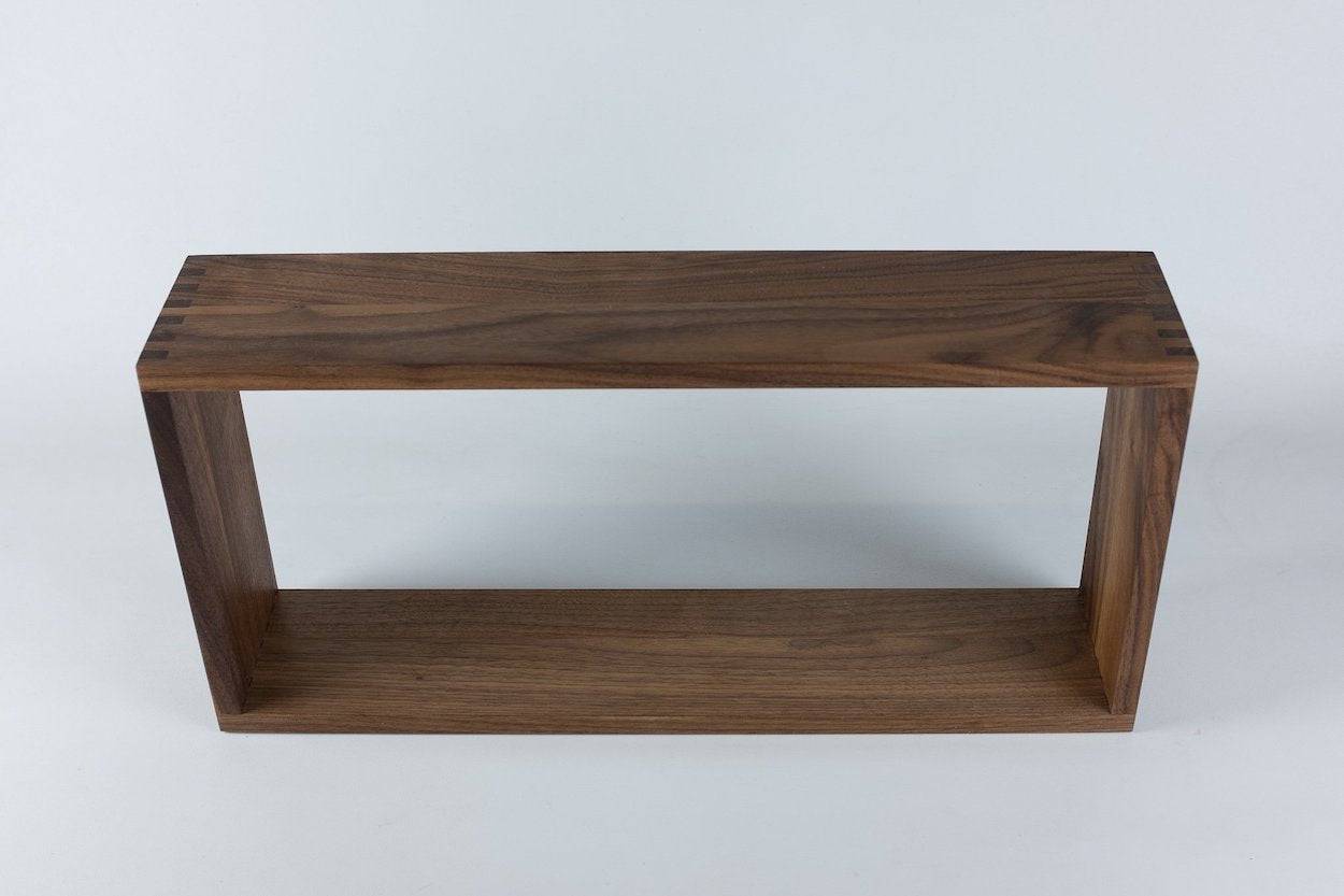 Regalwürfel rechteckig Nussbaum