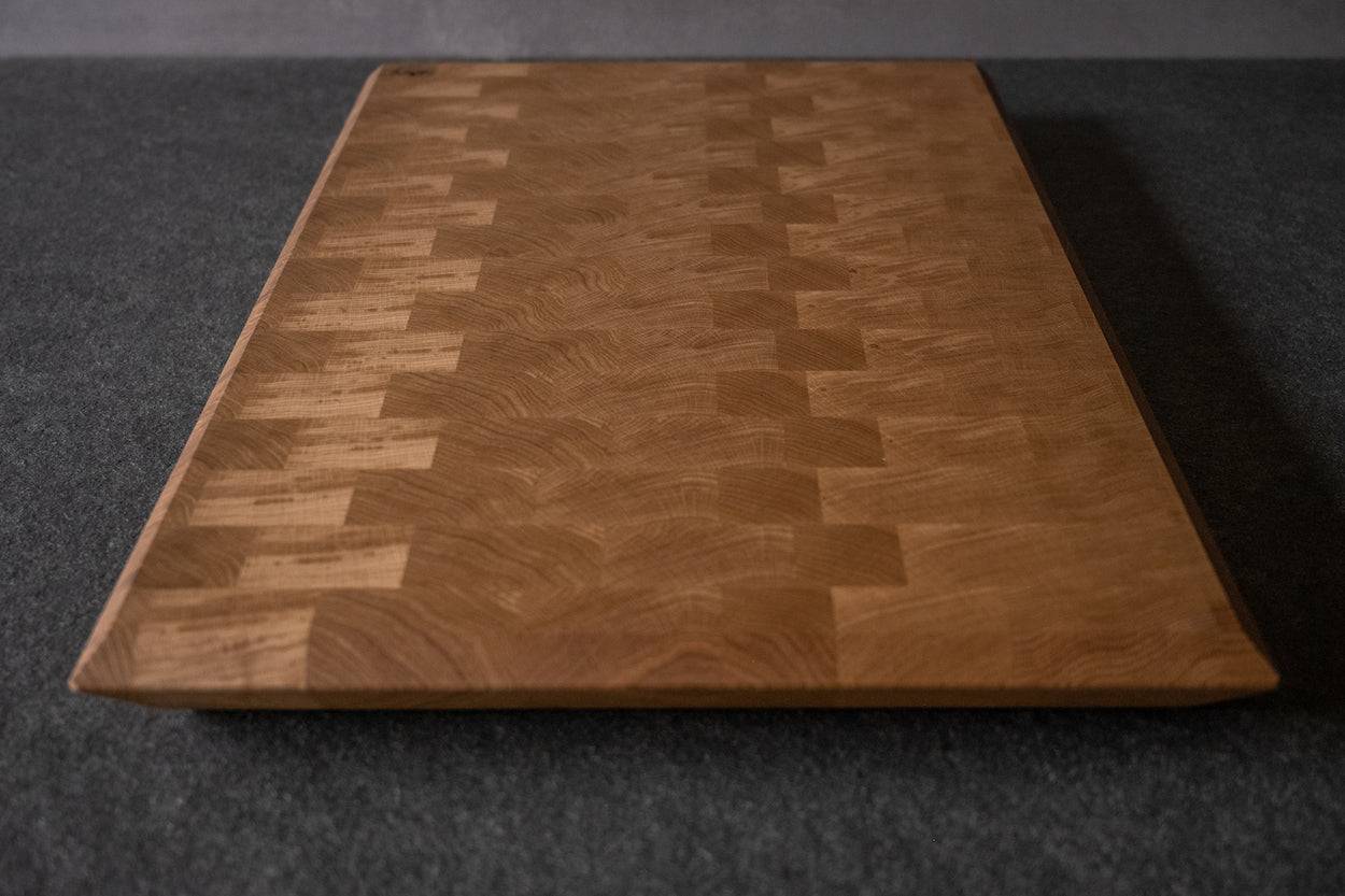 Detailansicht Maserung Schneideblock Hirnholz