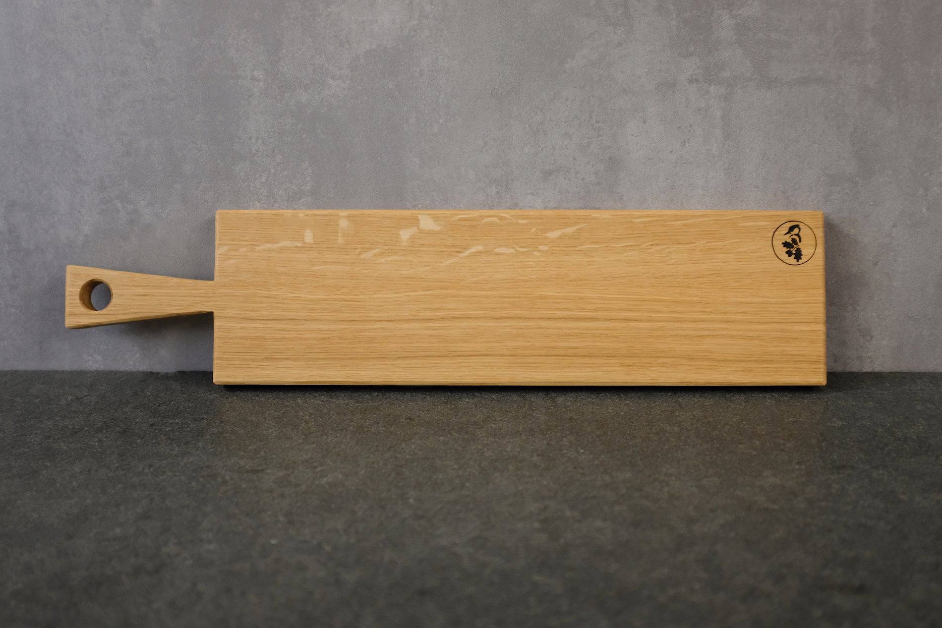 Servierbrett aus Eiche, 50cm lang.