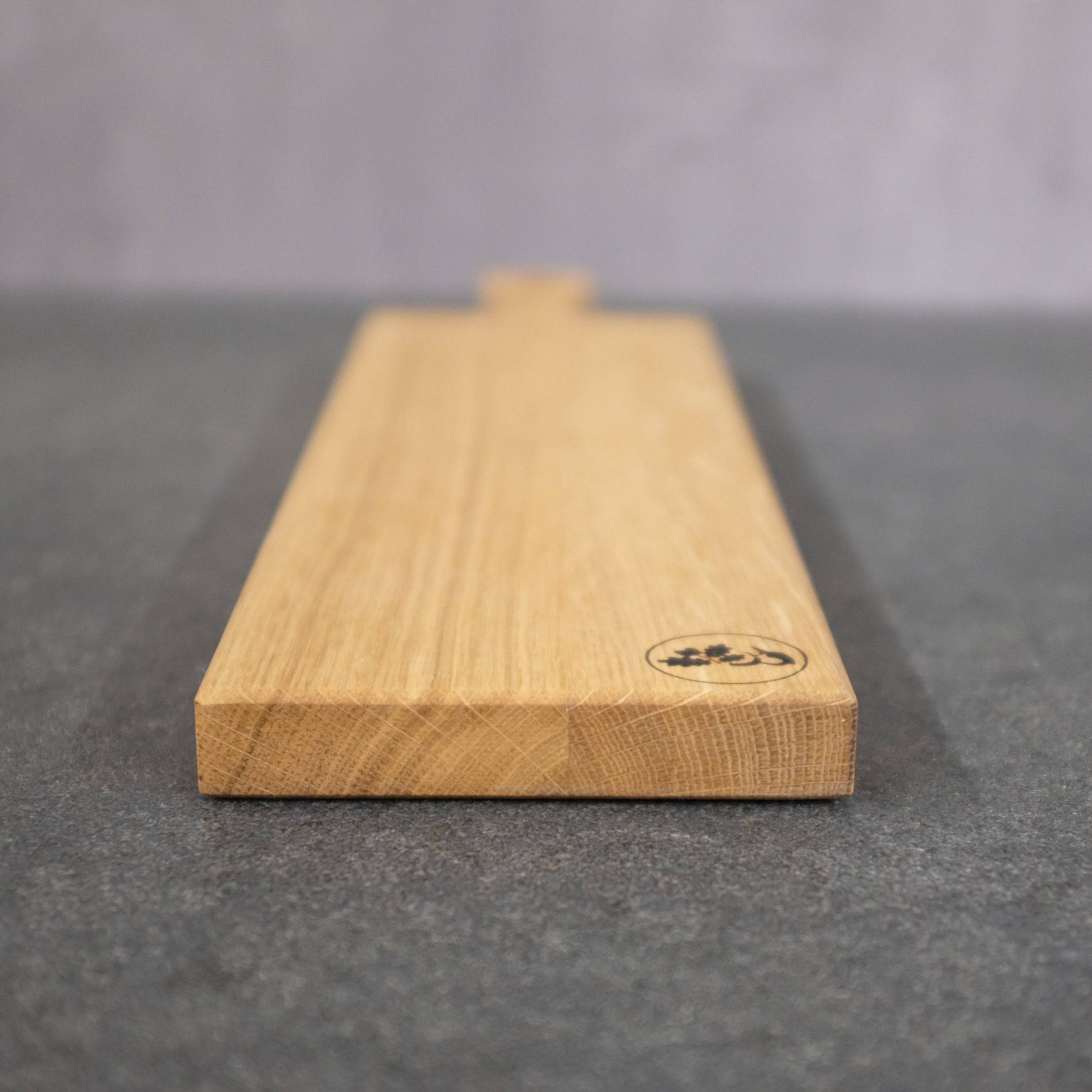 Eiche Servierbrett mit einem Spessartbrett Brandstempel