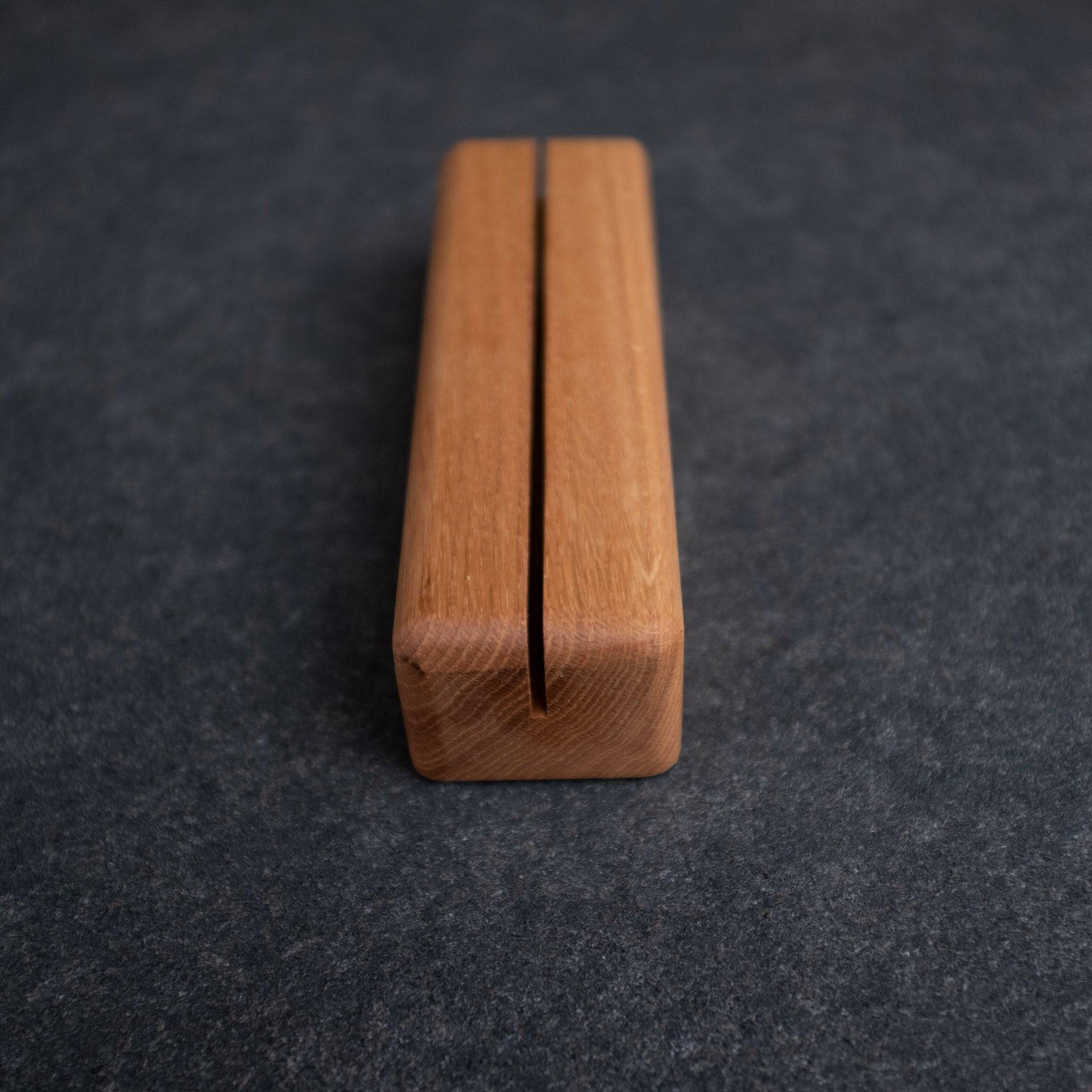 Menükartenhalter Holz massiv Aschenroth - Spessartbrett