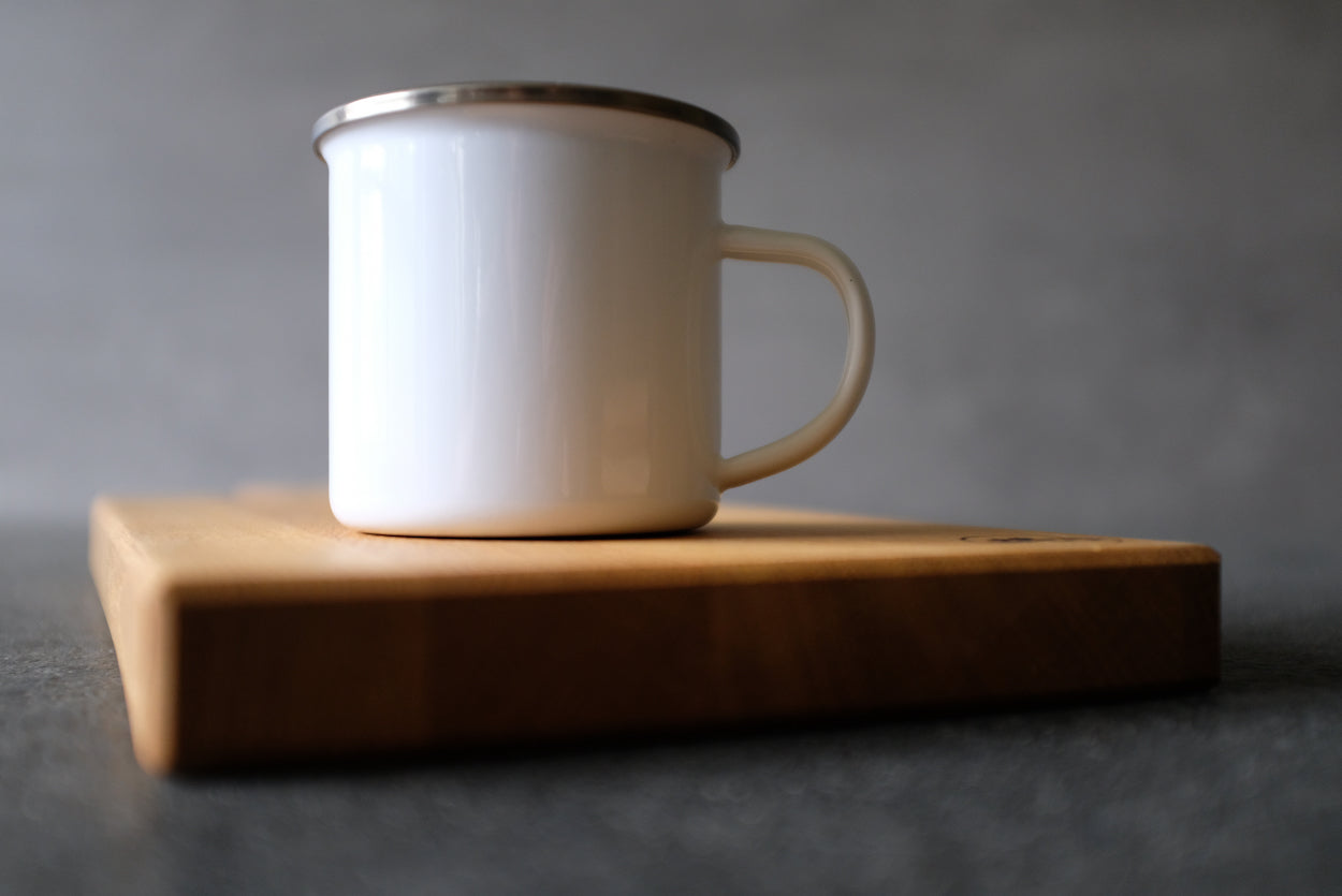 Emaille Tasse "Spessart Meine Heimat" - Spessartbrett