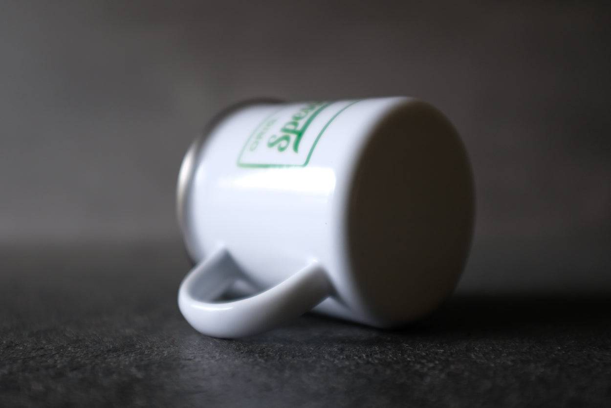 Emaille Tasse "Spessart Meine Heimat" - Spessartbrett